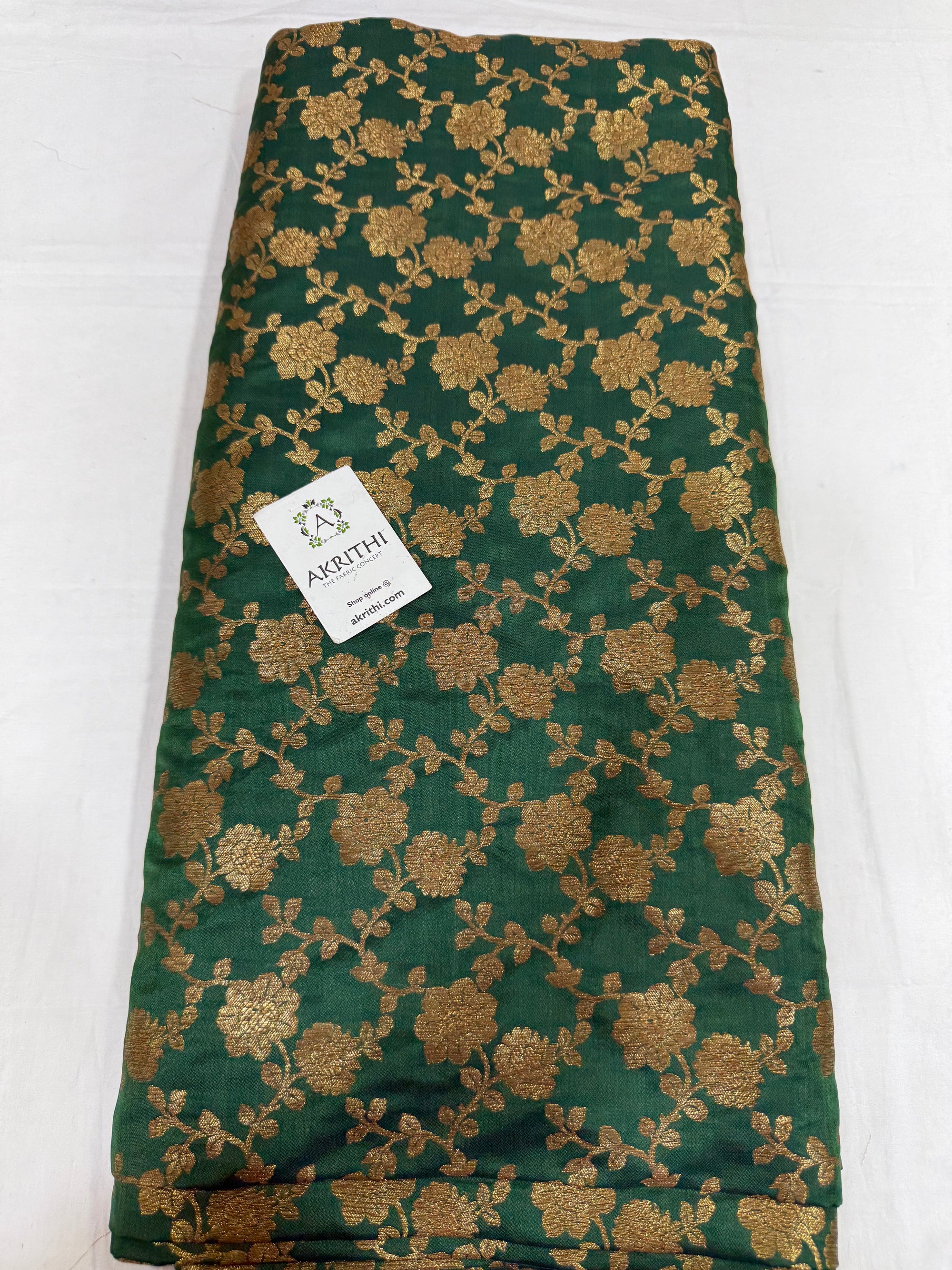 Pure Banarasi brocade fabric