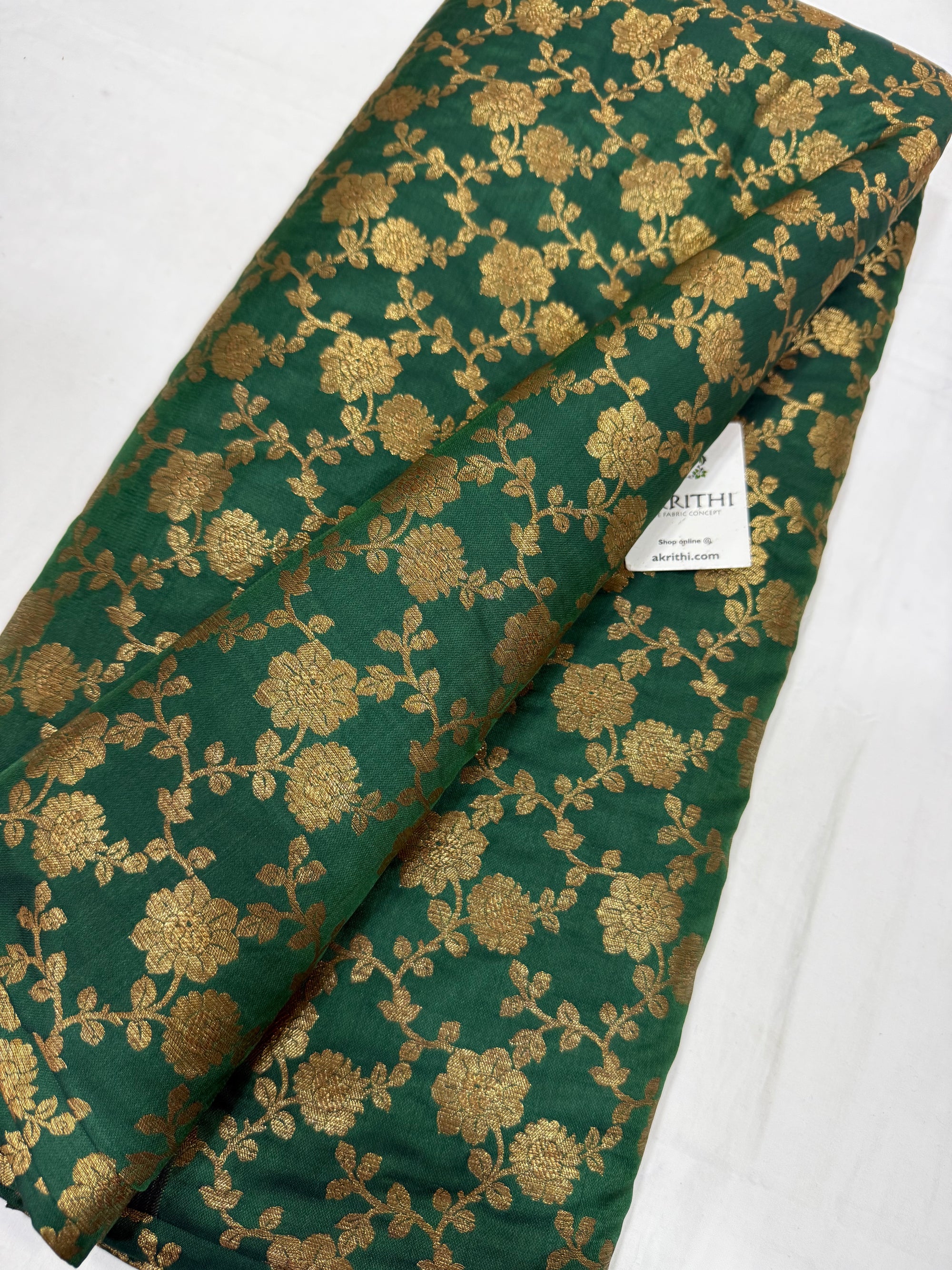 Pure Banarasi brocade fabric