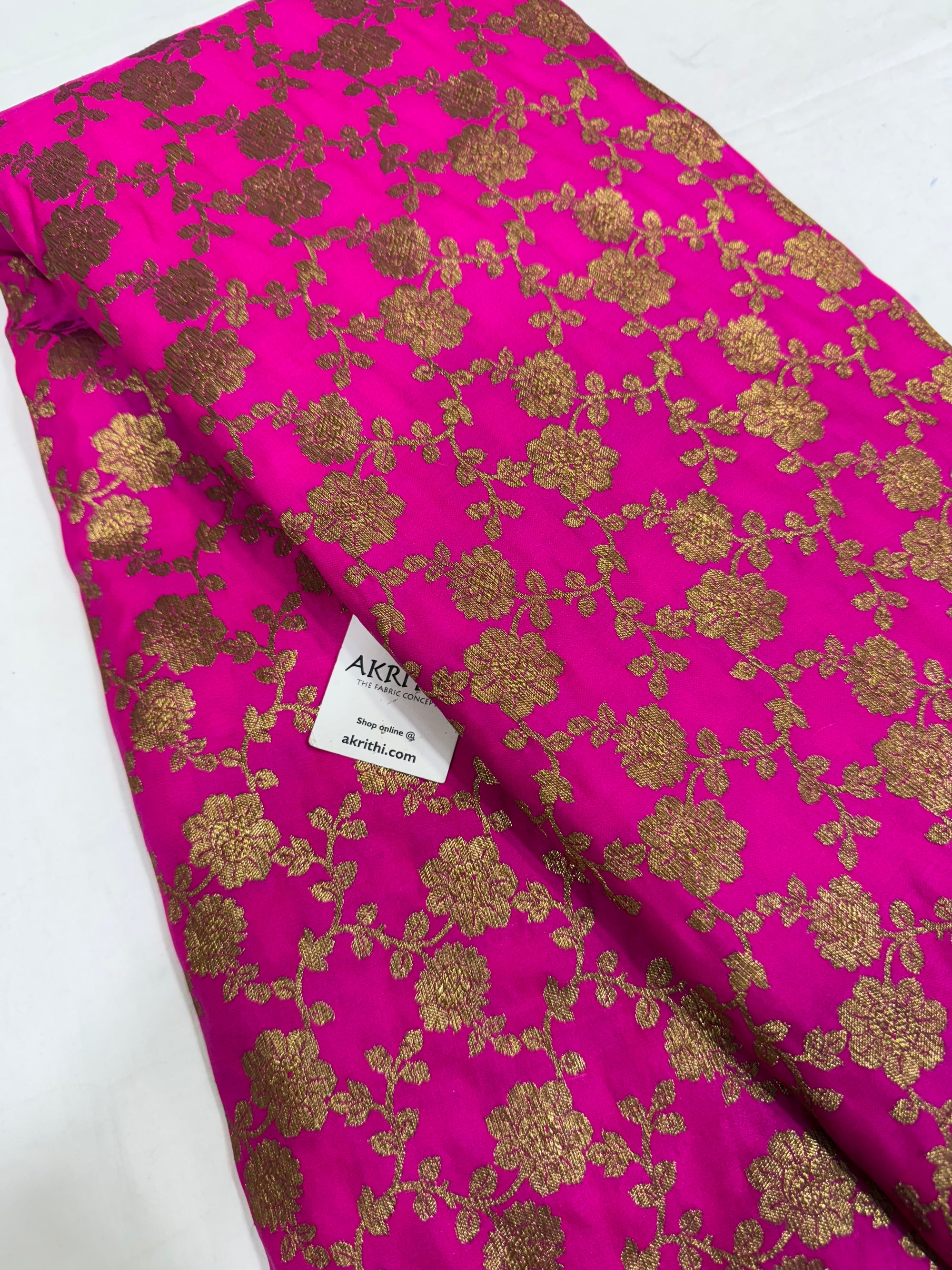Pure Banarasi brocade fabric