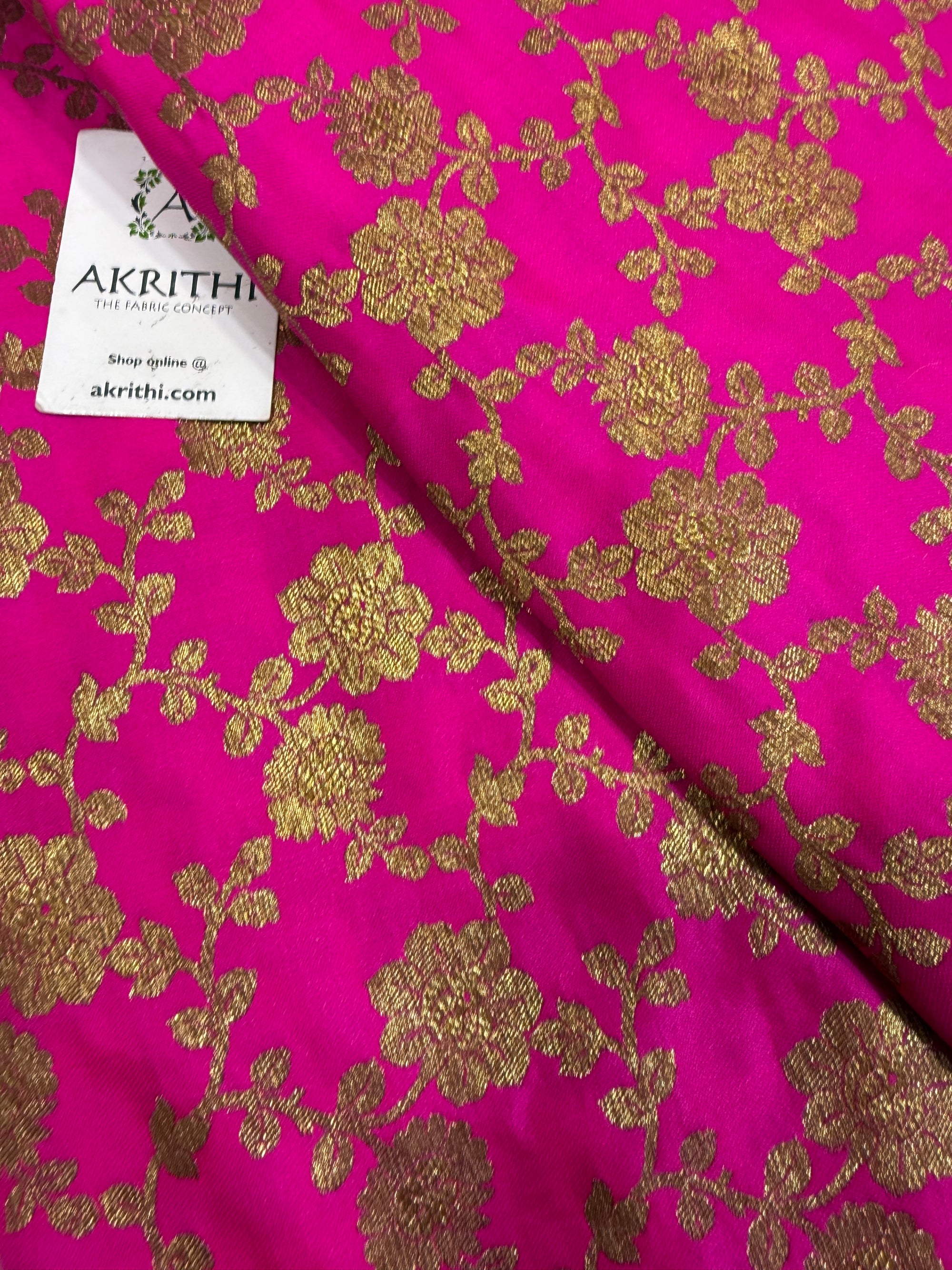 Pure Banarasi brocade fabric