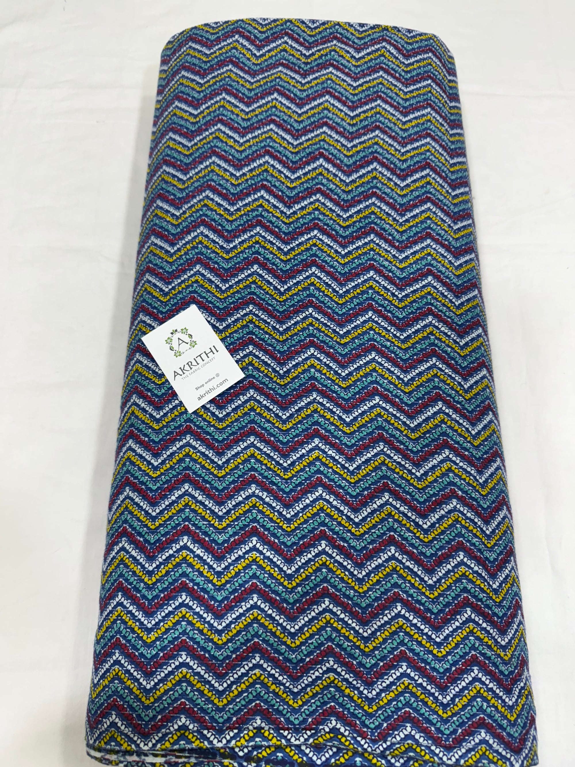 Kantha Printed pure cotton fabric