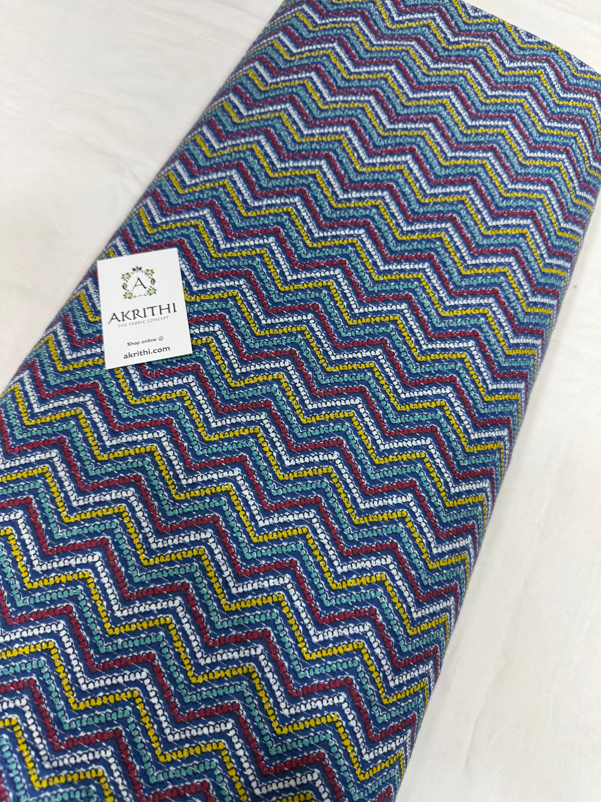 Kantha Printed pure cotton fabric