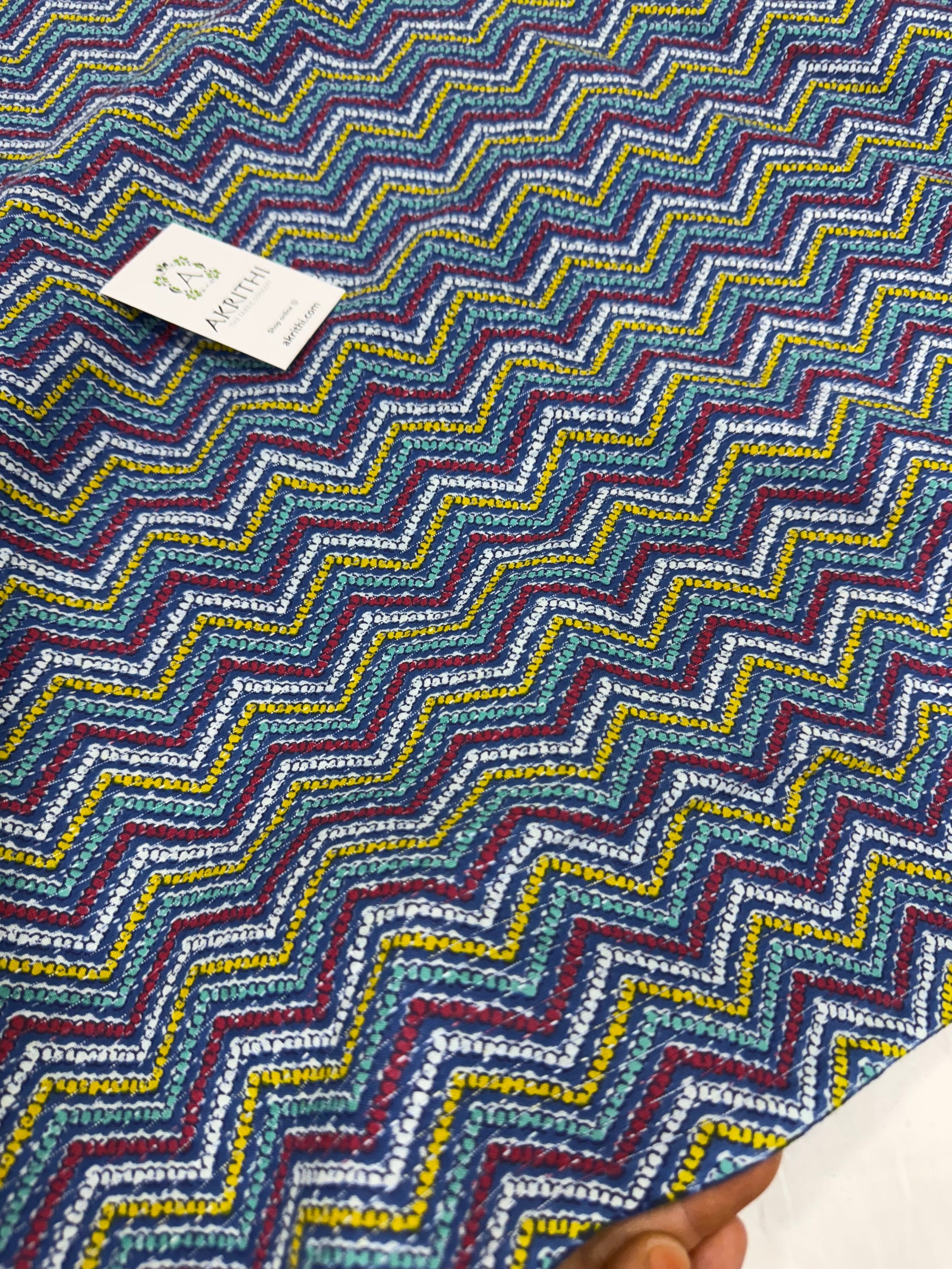 Kantha Printed pure cotton fabric