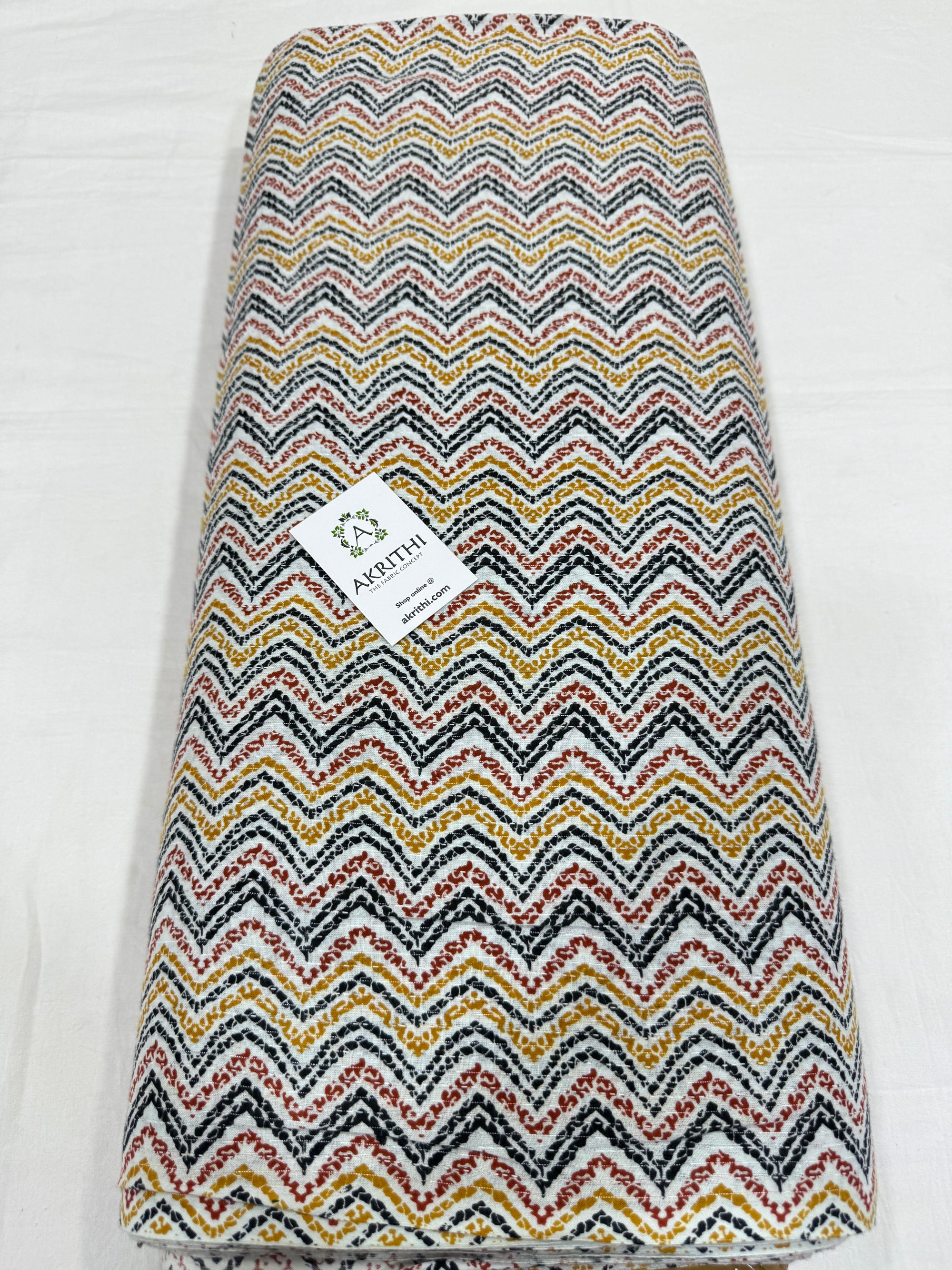 Kantha Printed pure cotton fabric
