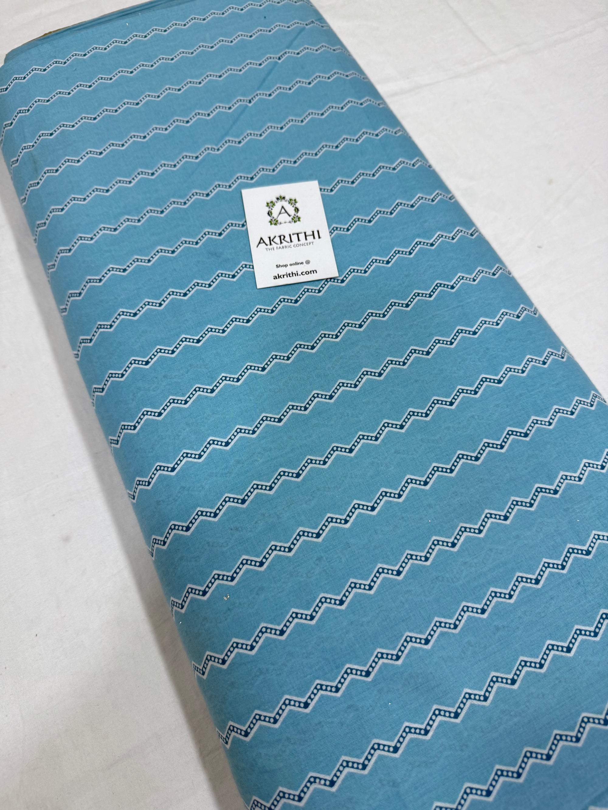 Printed pure cotton fabric