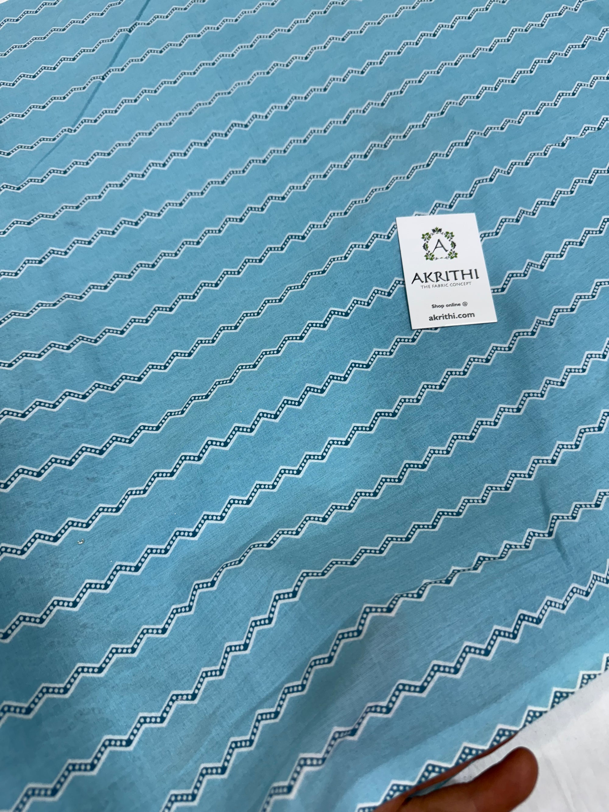 Printed pure cotton fabric
