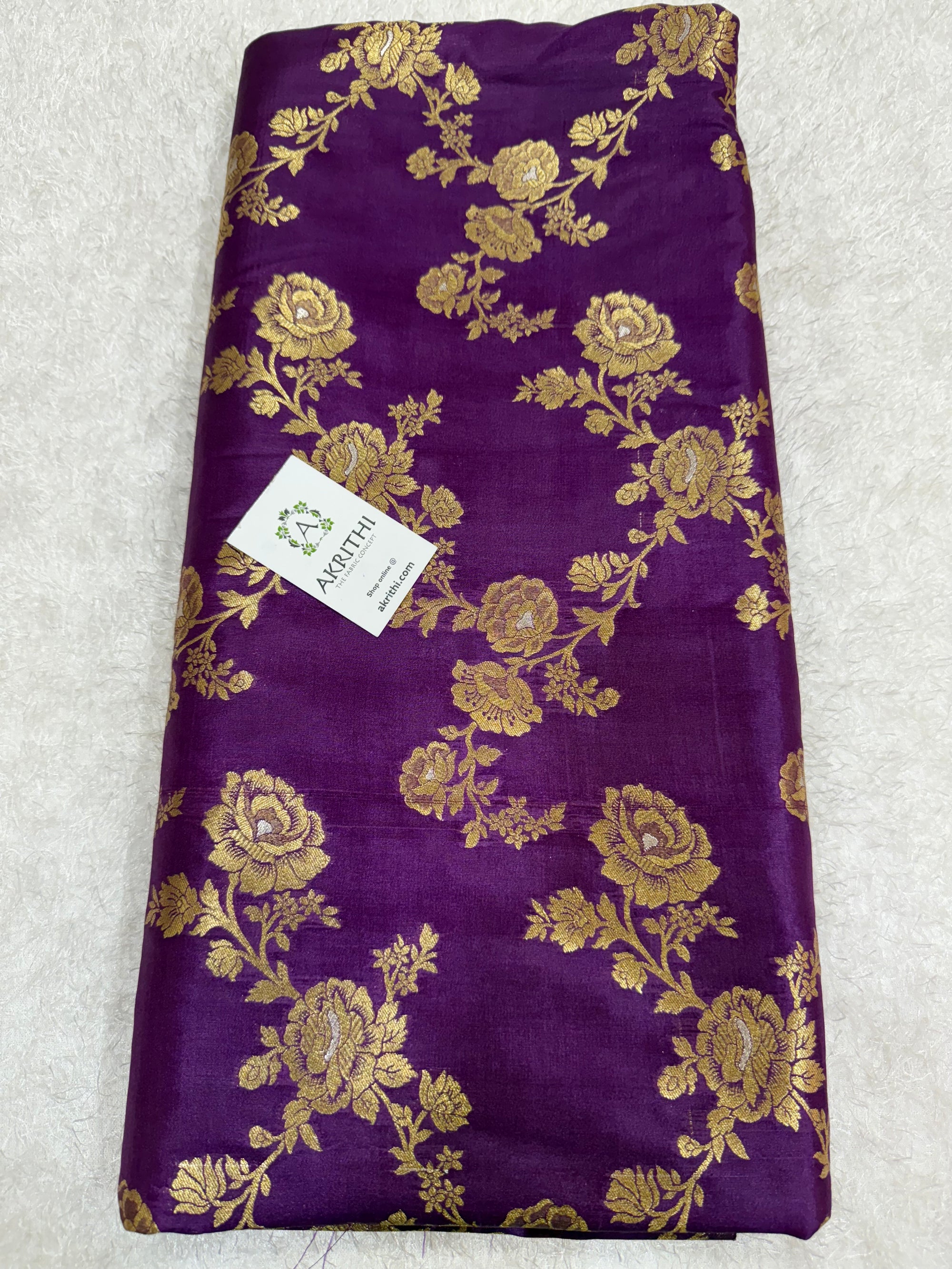 Pure Banarasi brocade fabric