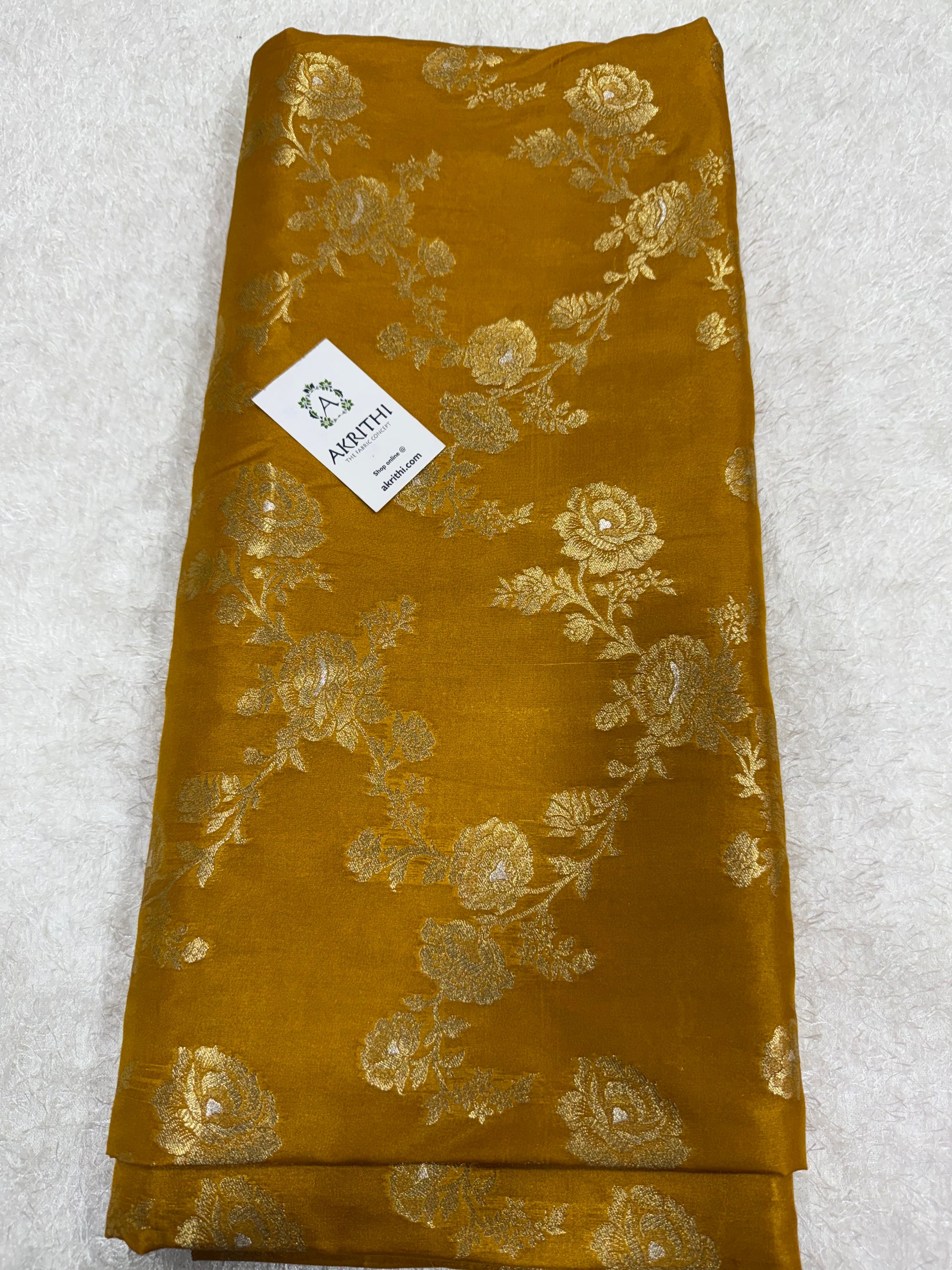 Pure Banarasi brocade fabric