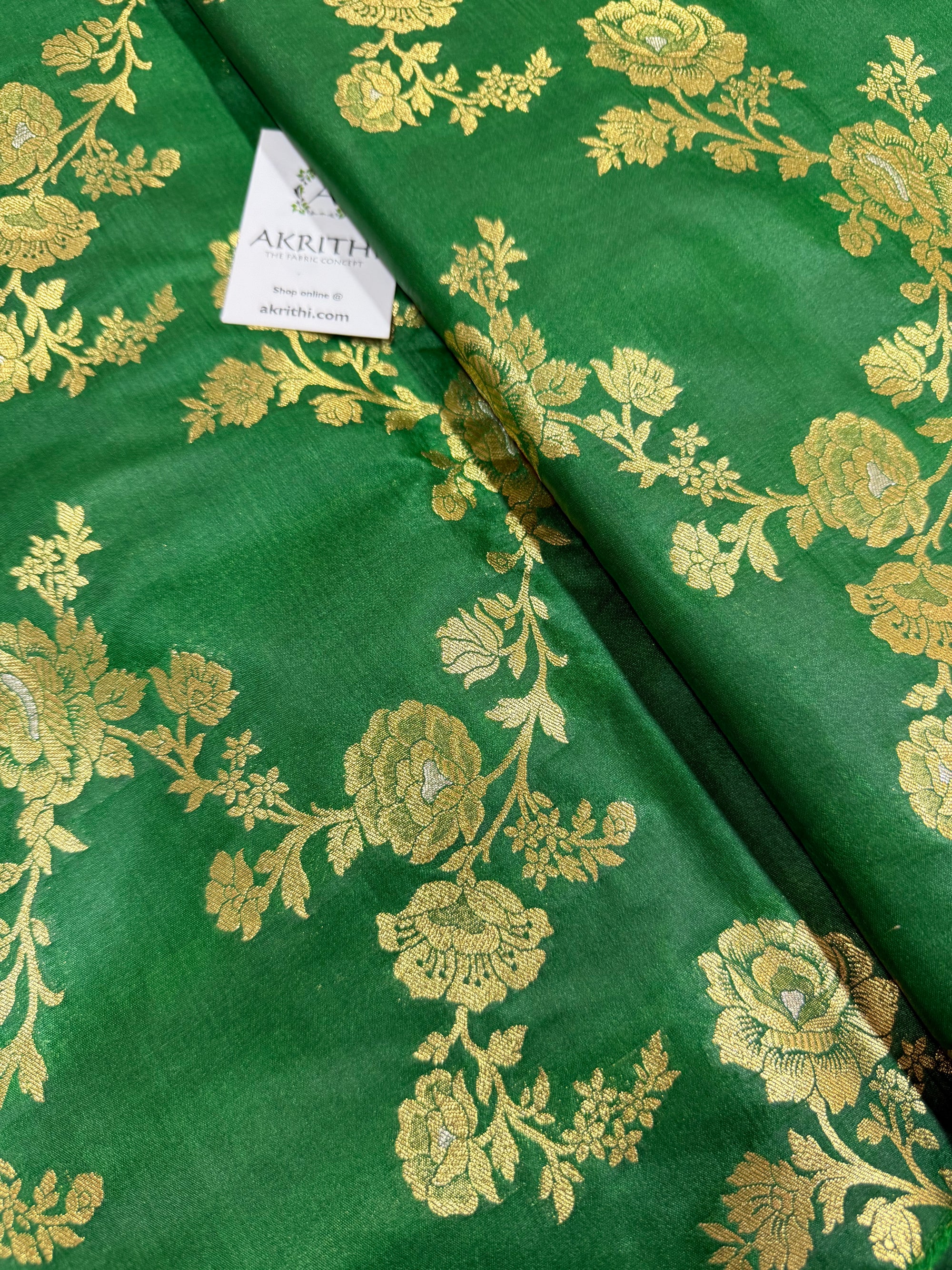 Pure Banarasi brocade fabric