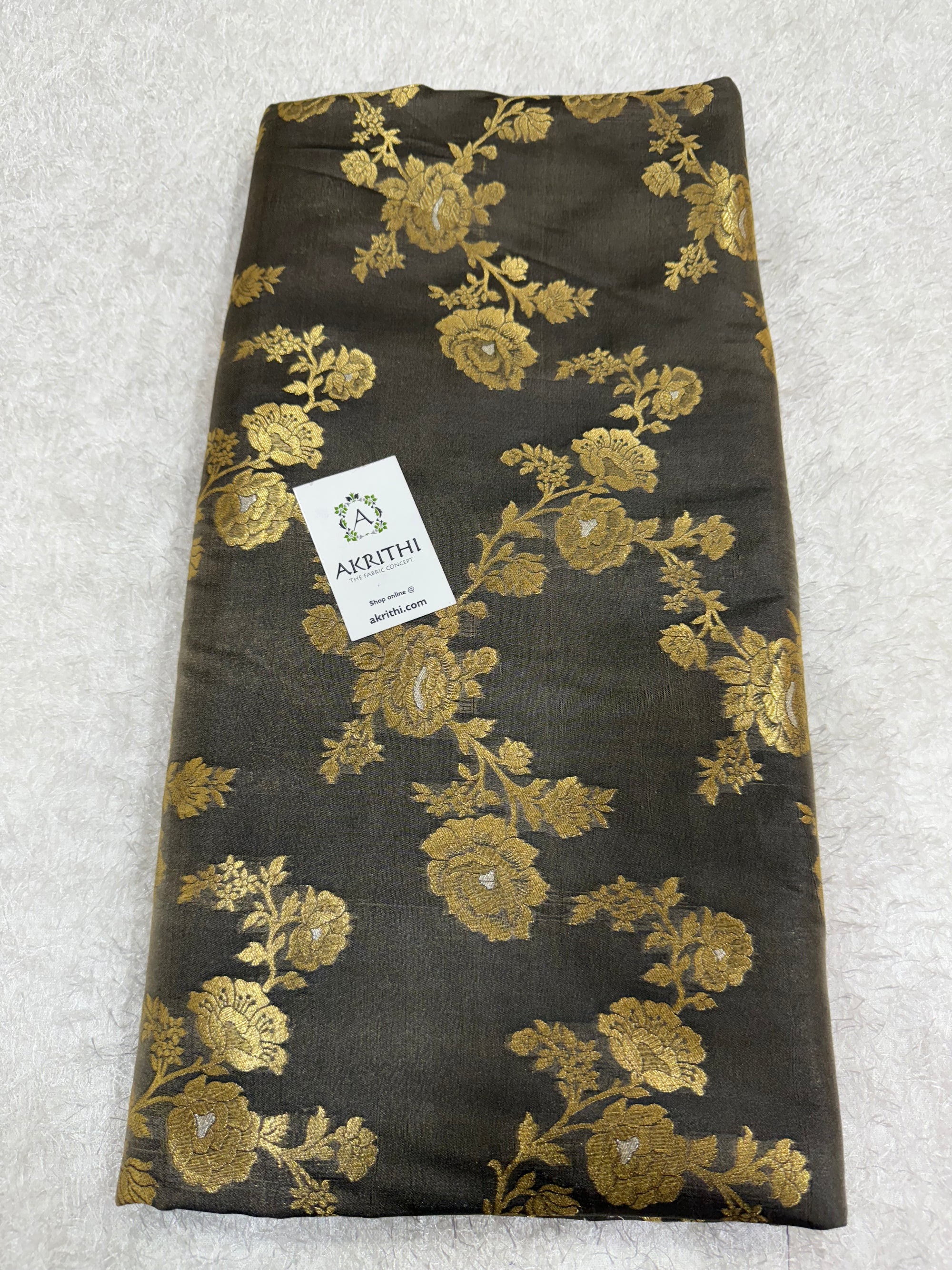 Pure Banarasi brocade fabric