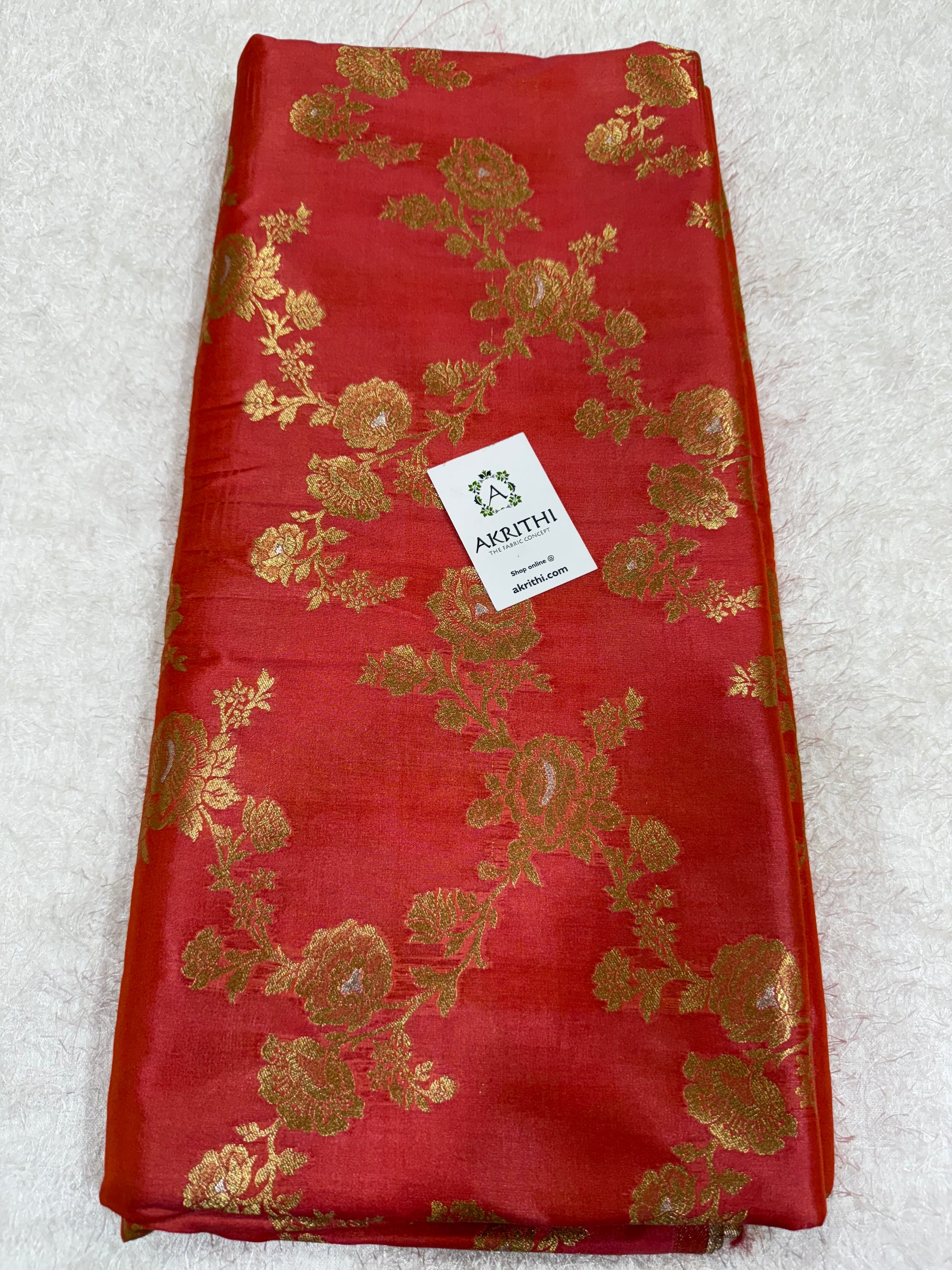 Pure Banarasi brocade fabric