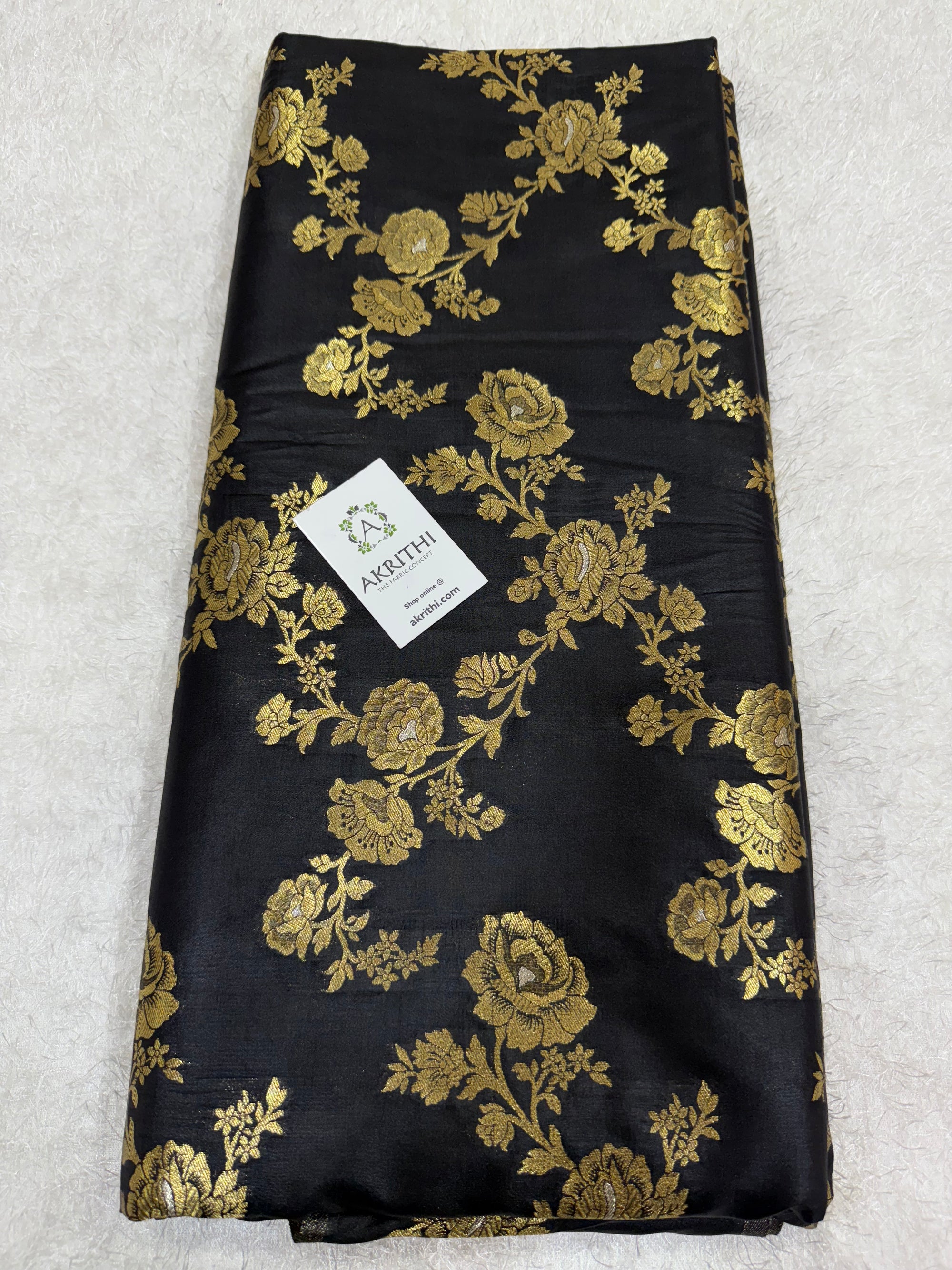 Pure Banarasi brocade fabric