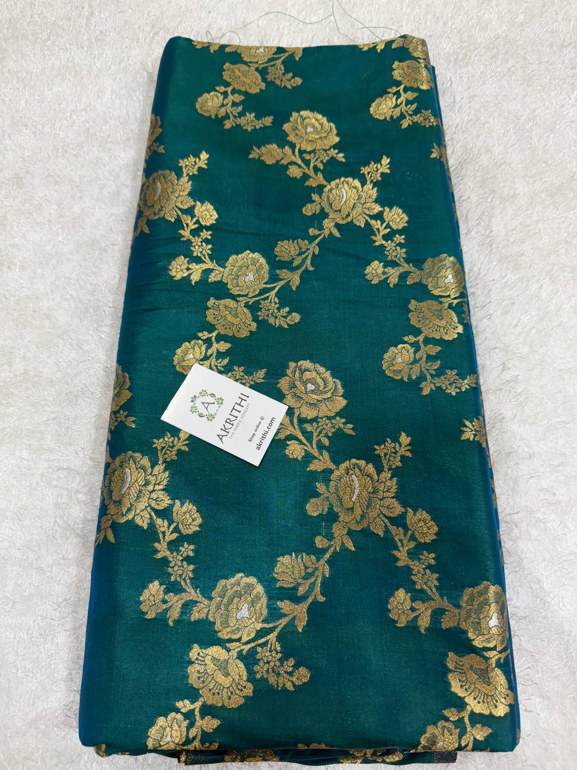 Pure Banarasi brocade fabric