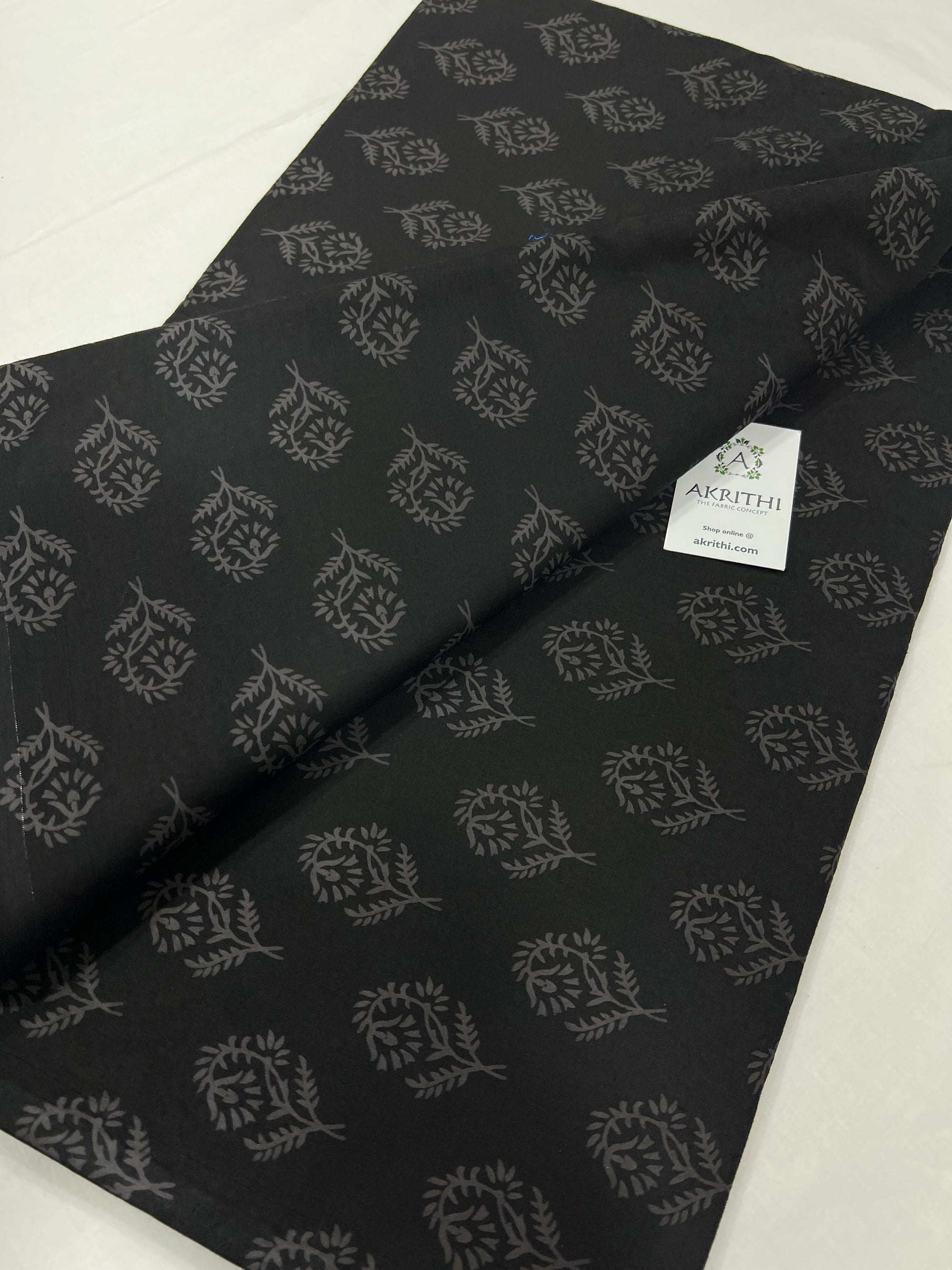 Block Printed pure cotton fabric