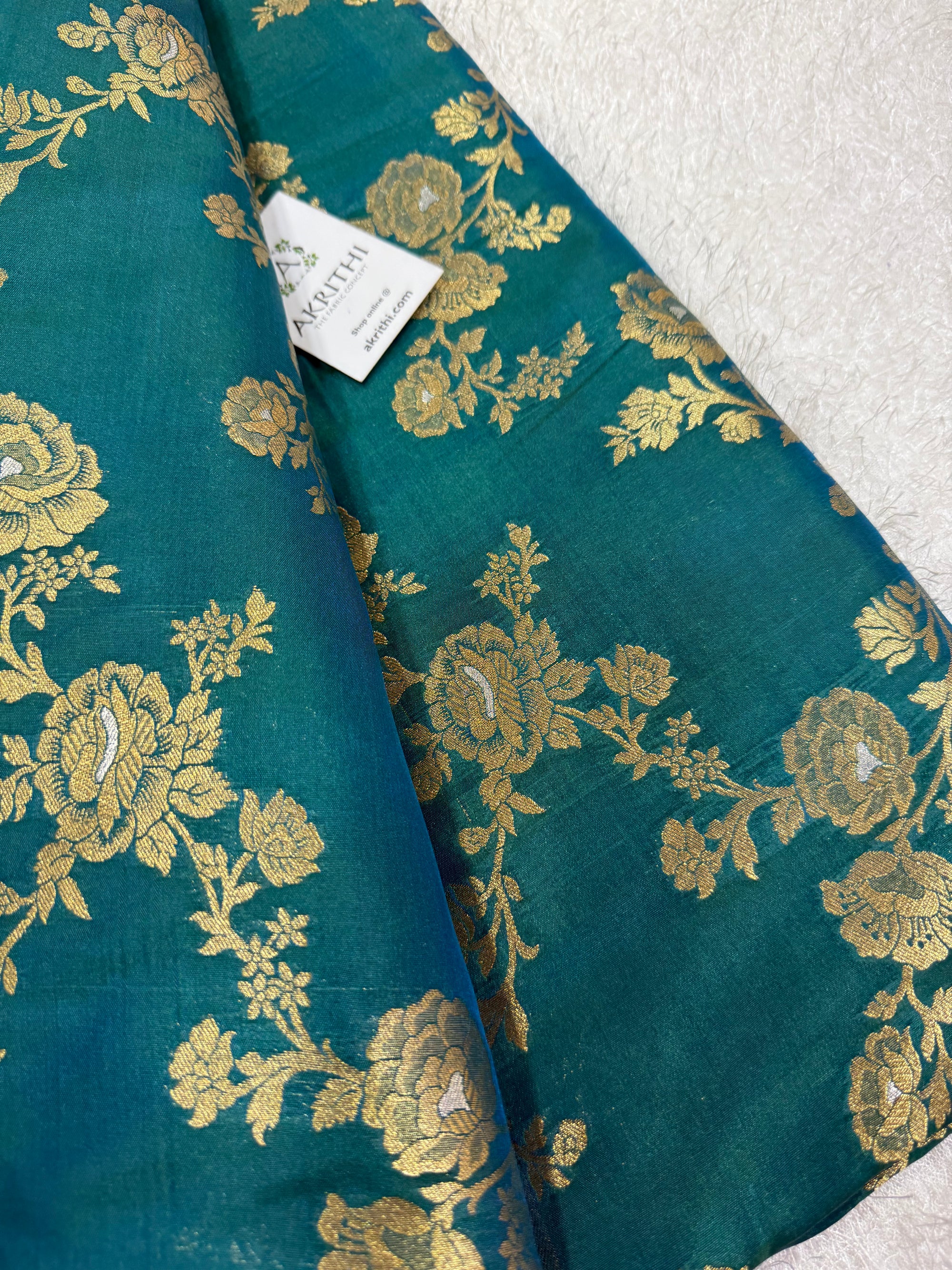 Pure Banarasi brocade fabric