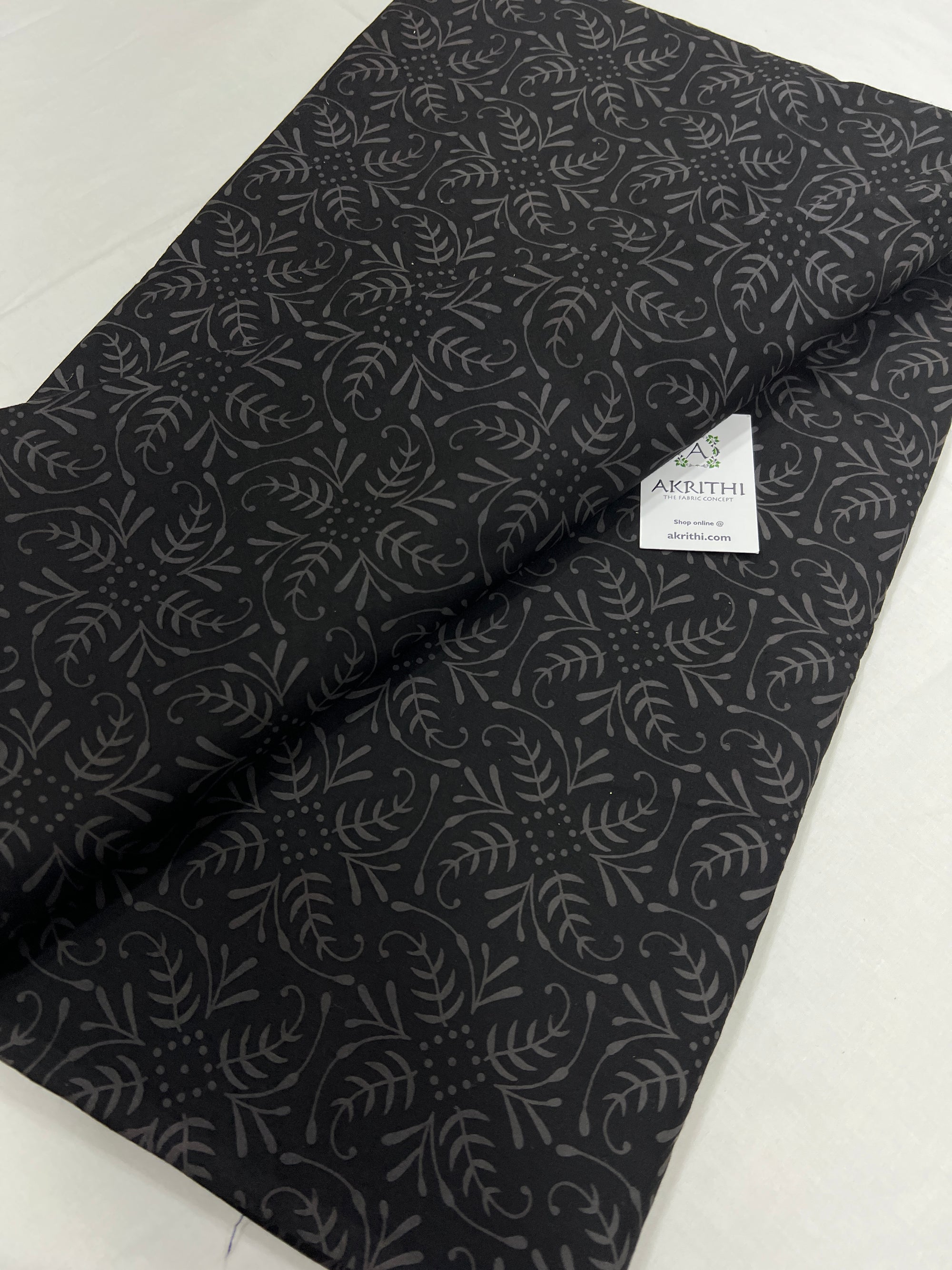 Block Printed pure cotton fabric