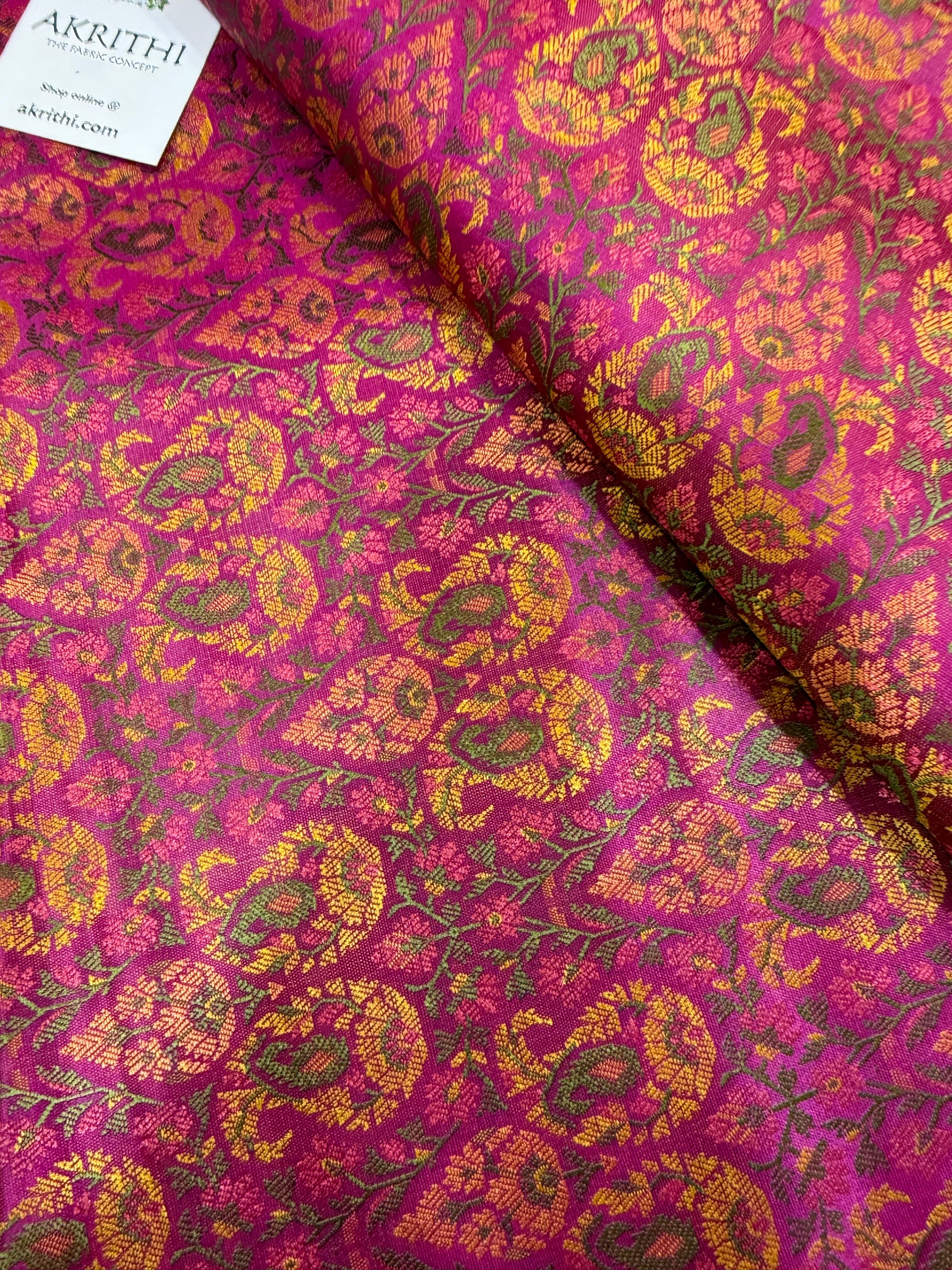 Pure Banarasi brocade fabric