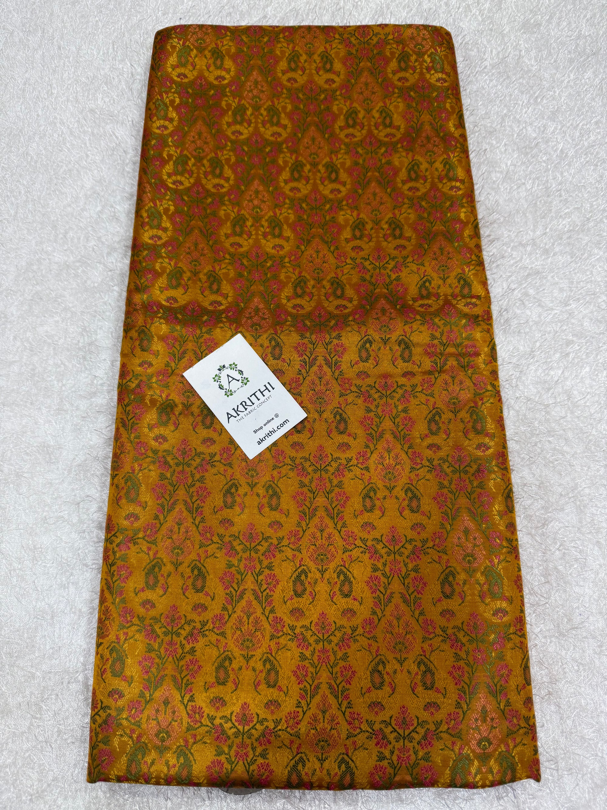 Pure Banarasi brocade fabric
