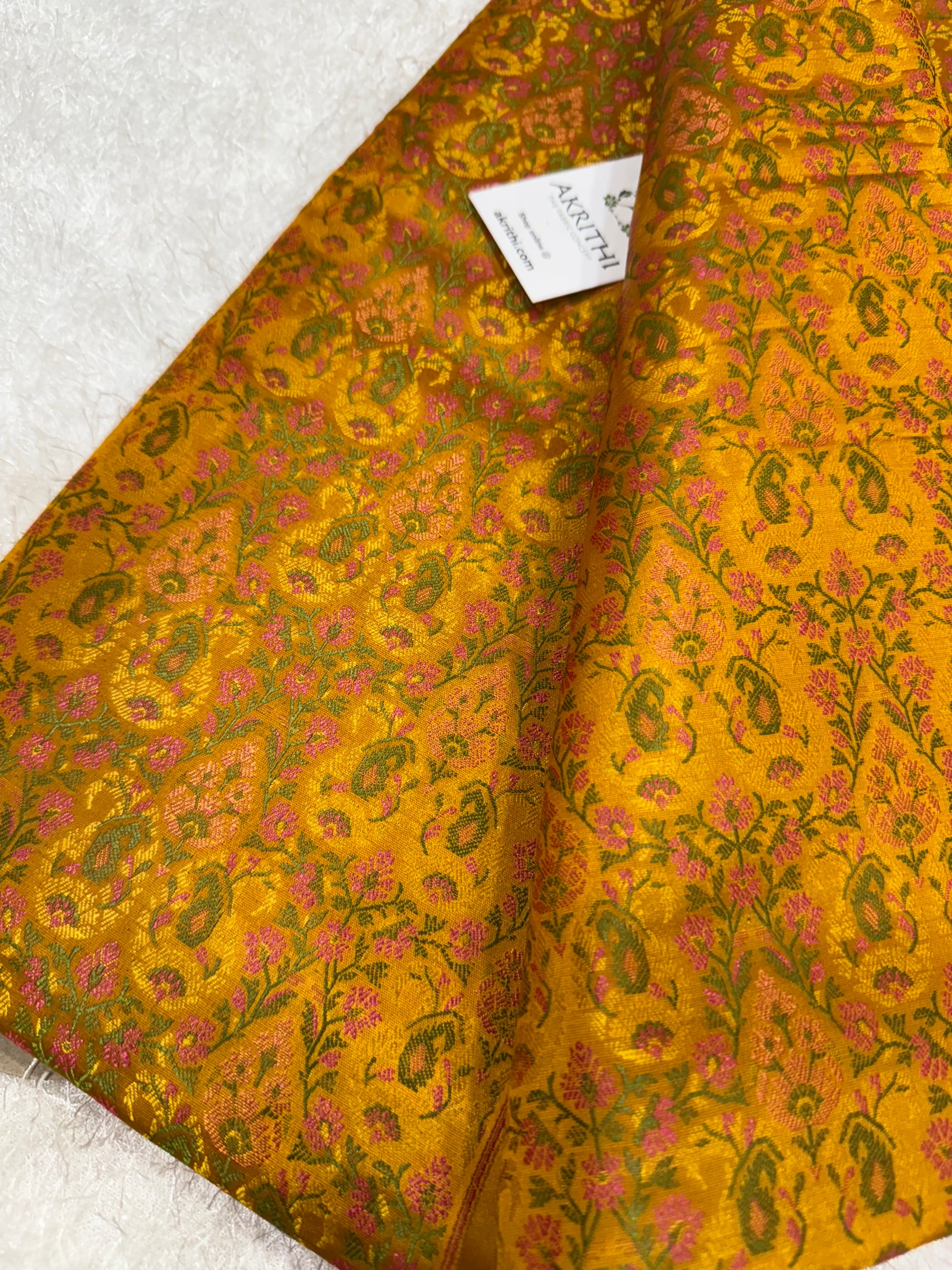 Pure Banarasi brocade fabric