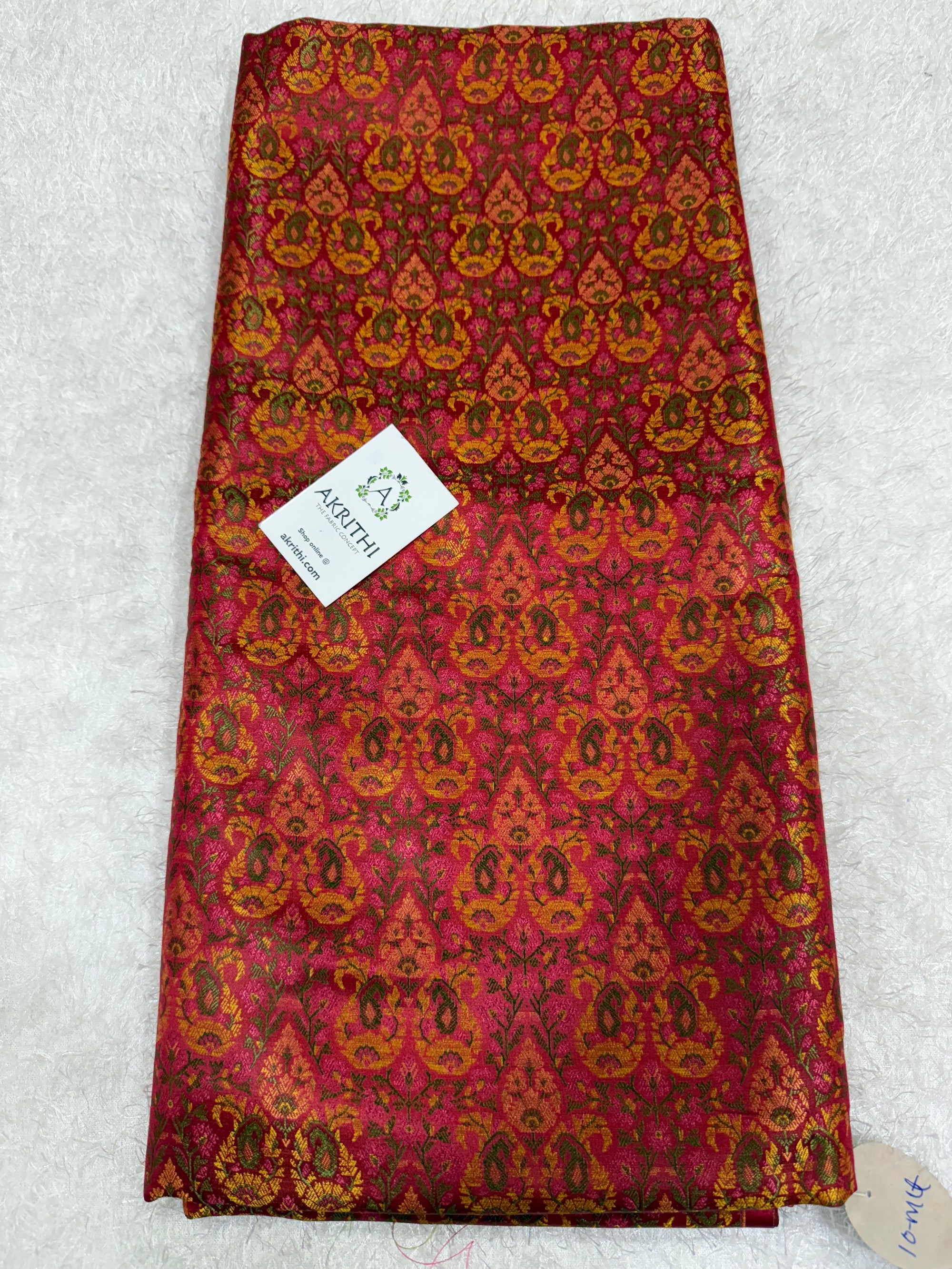 Pure Banarasi brocade fabric we
