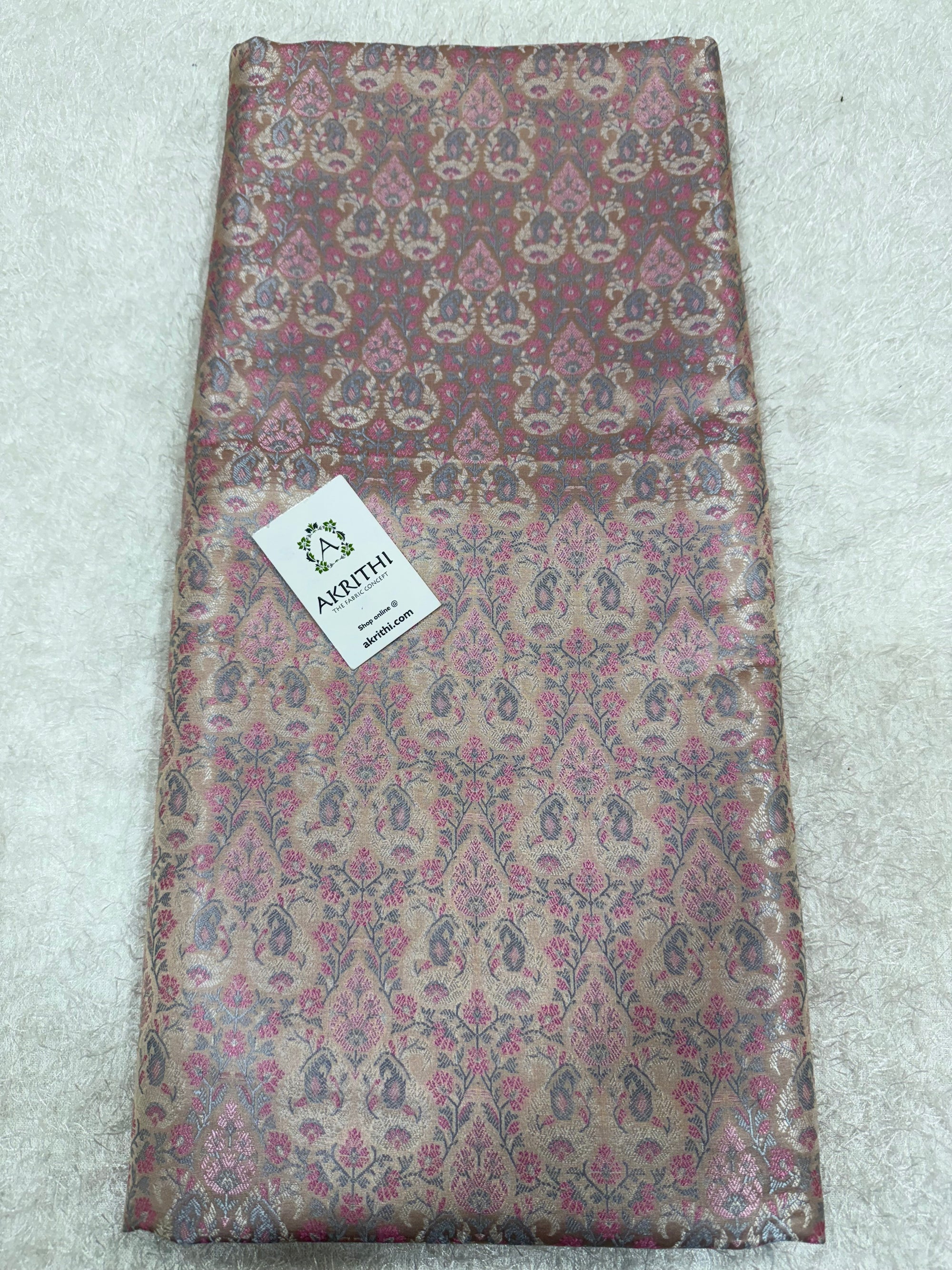 Pure Banarasi brocade fabric