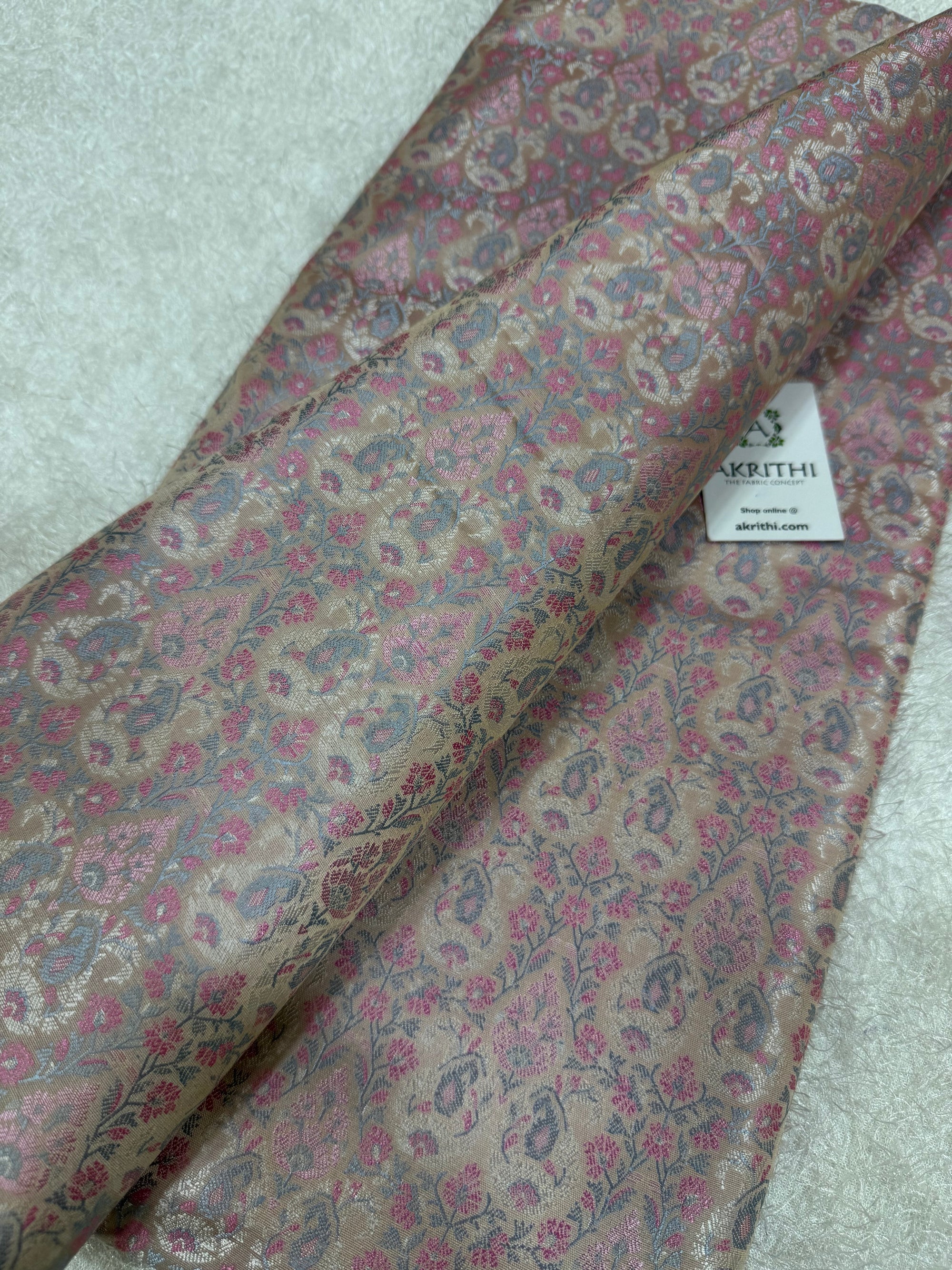 Pure Banarasi brocade fabric