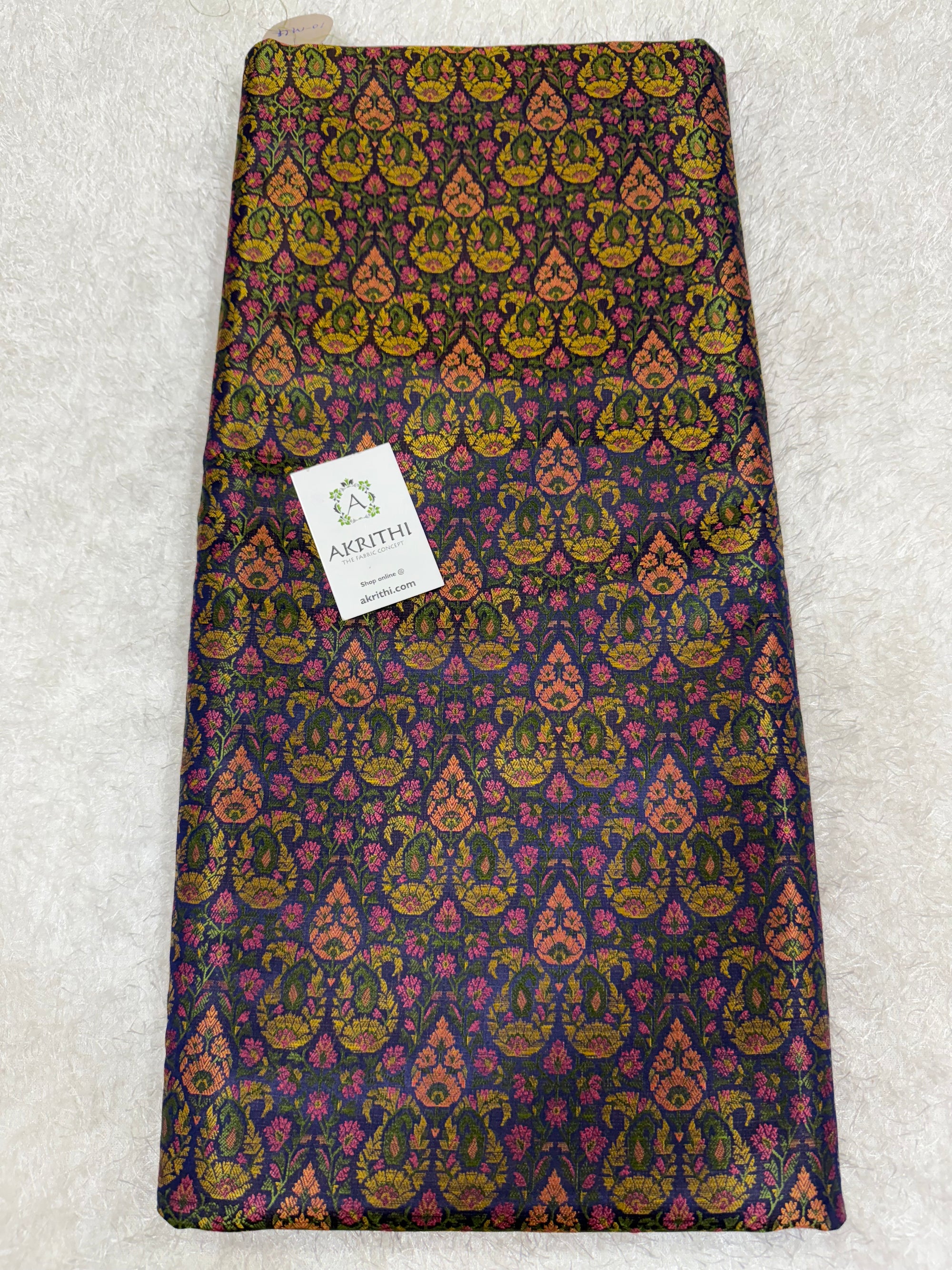 Pure Banarasi brocade fabric