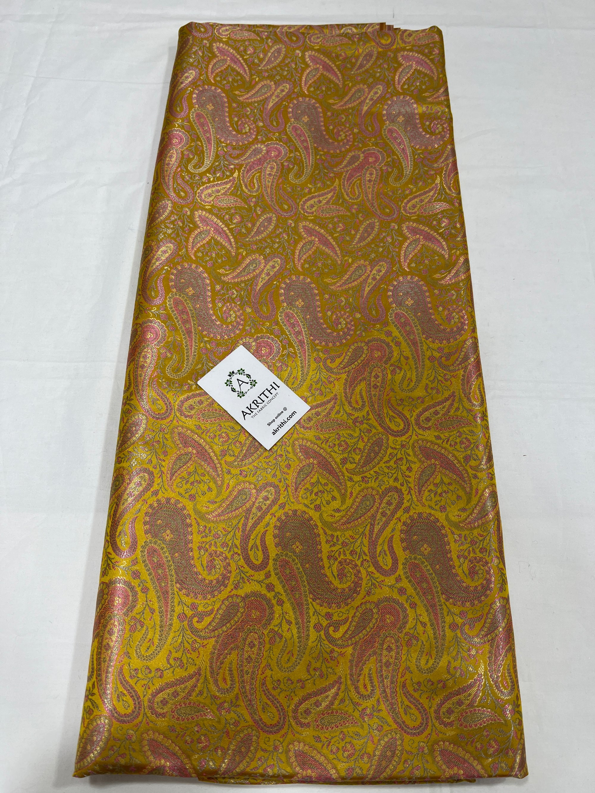 Pure Banarasi brocade fabric
