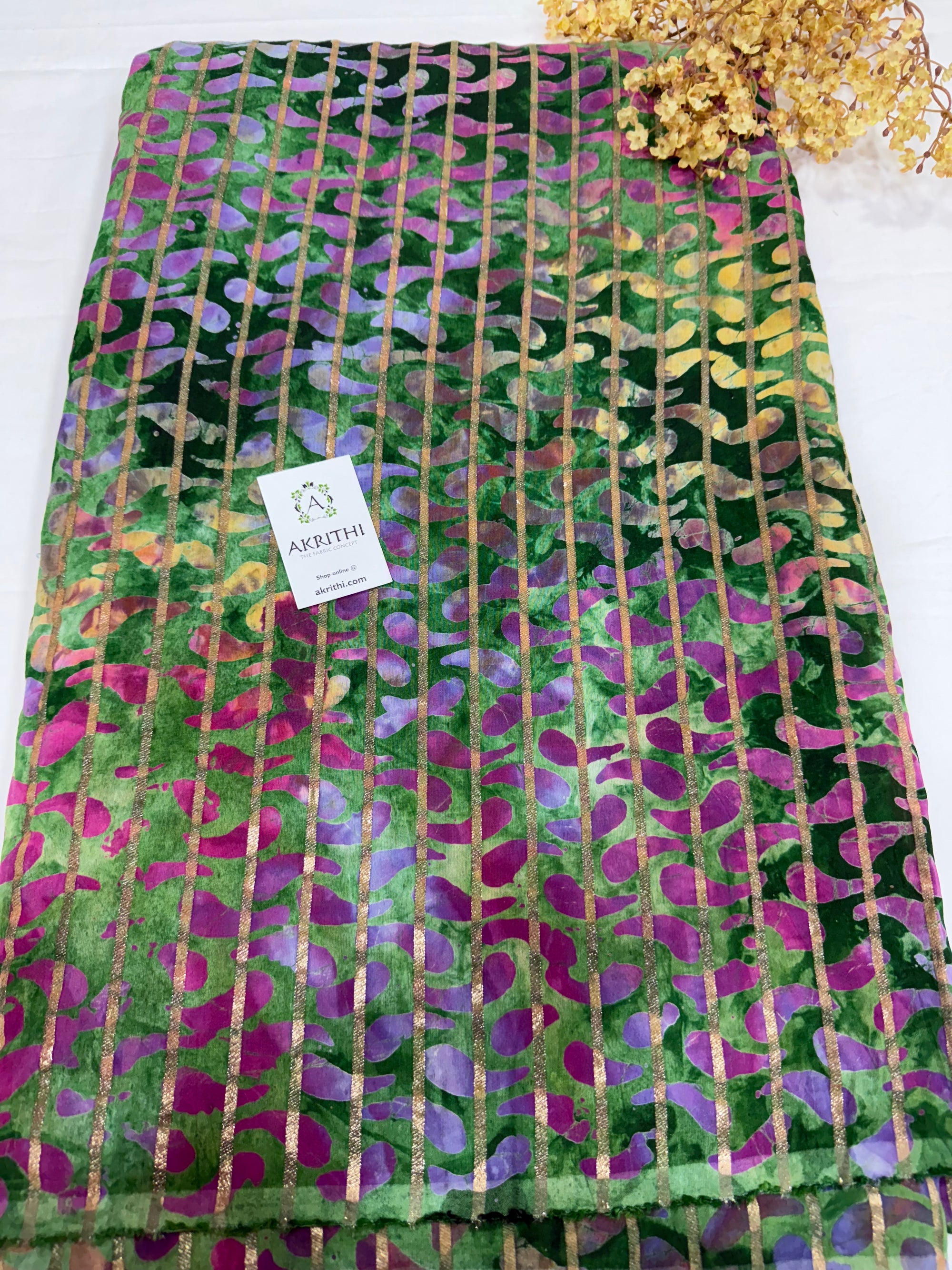 Batik pure cotton woven fabric