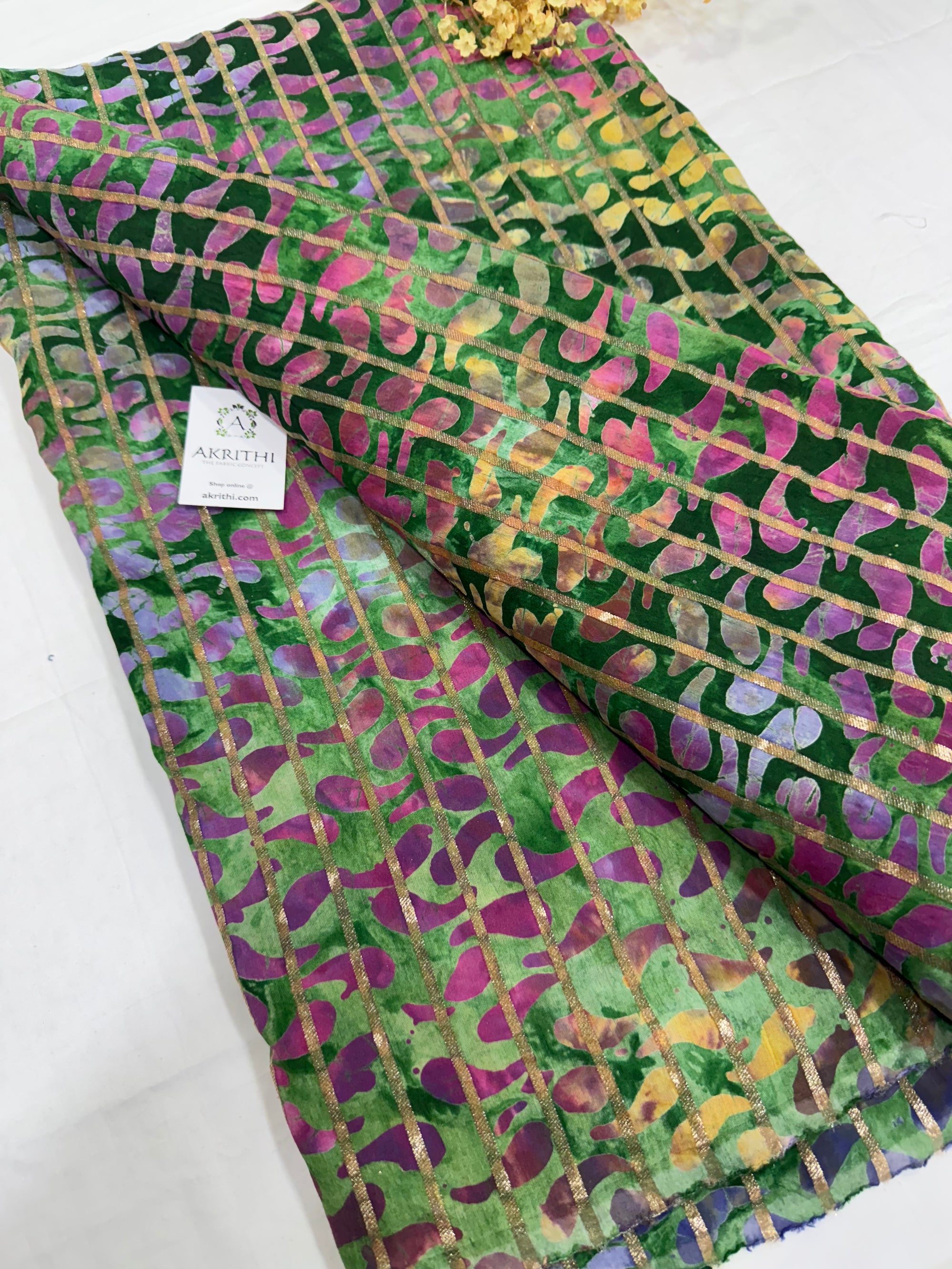 Batik pure cotton woven fabric