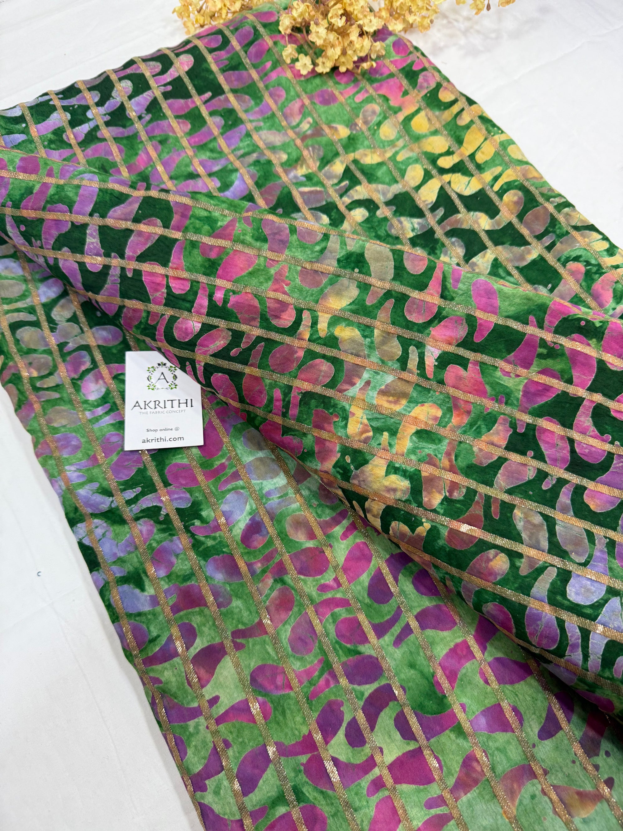 Batik pure cotton woven fabric