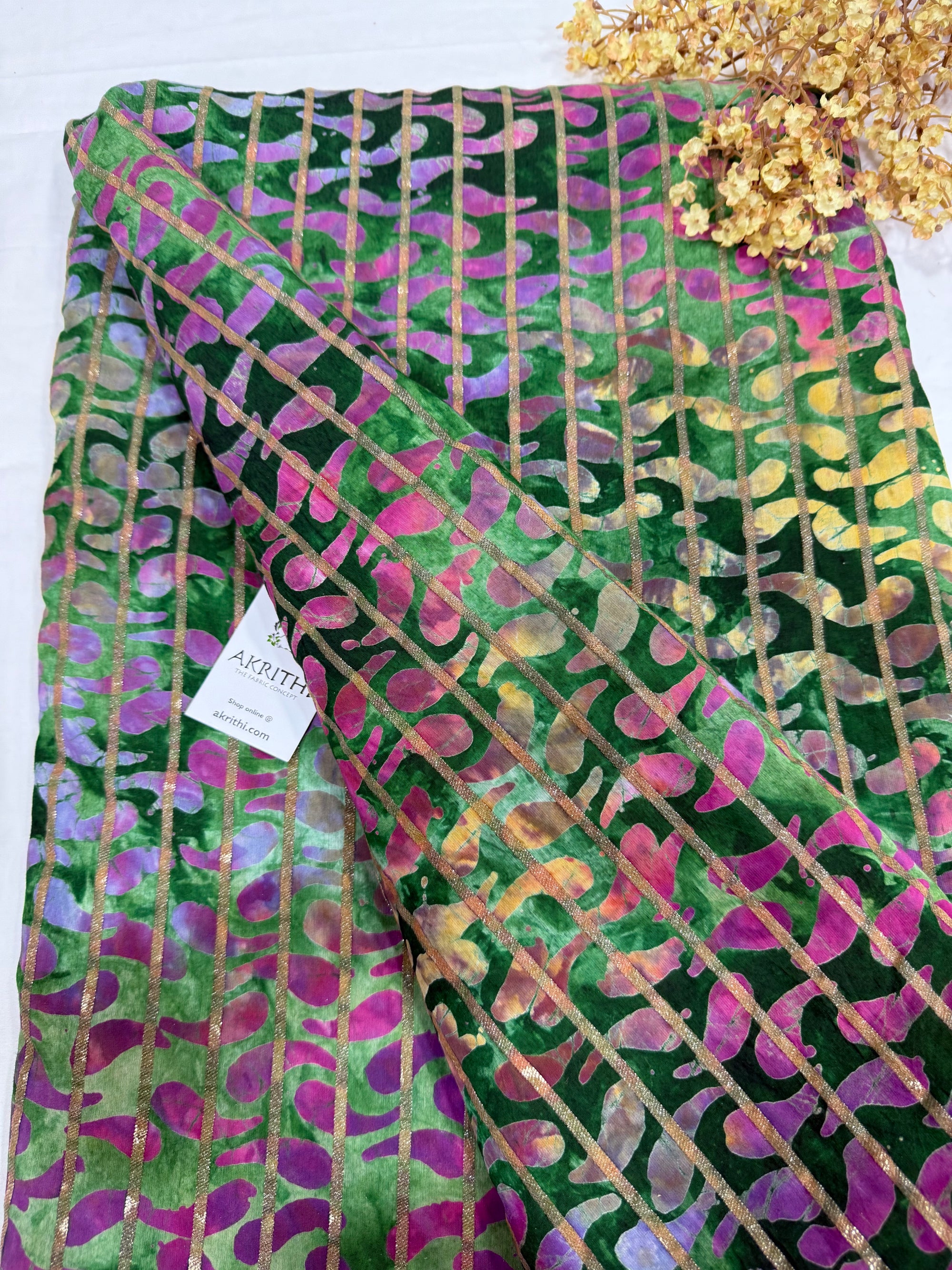 Batik pure cotton woven fabric