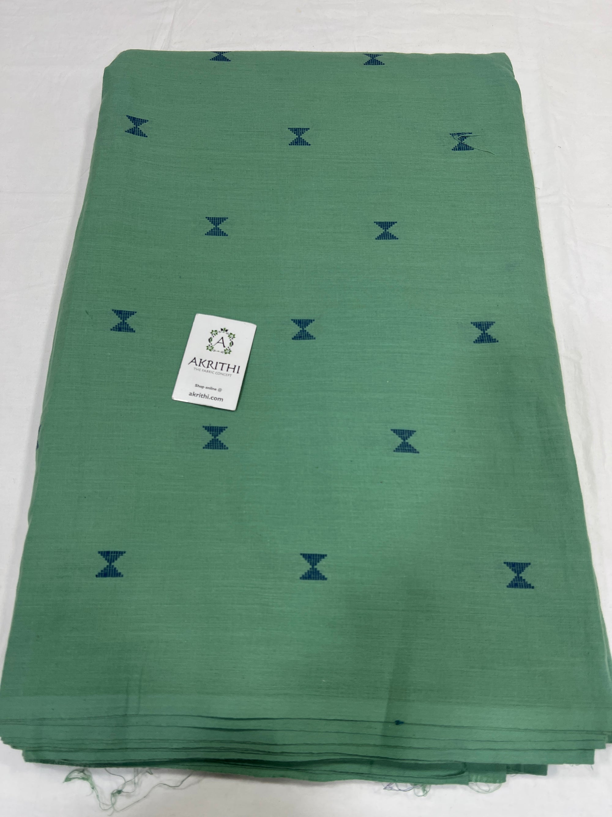 Handloom Woven pure cotton fabric