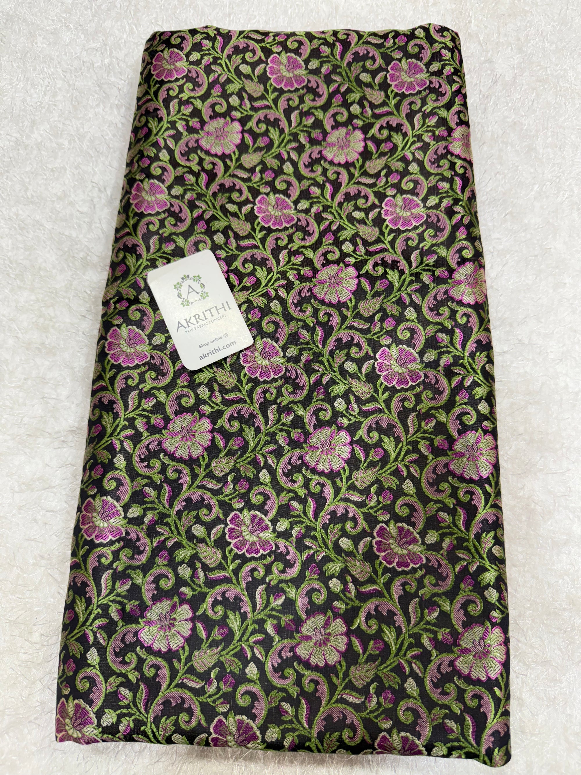 Pure Banarasi brocade fabric