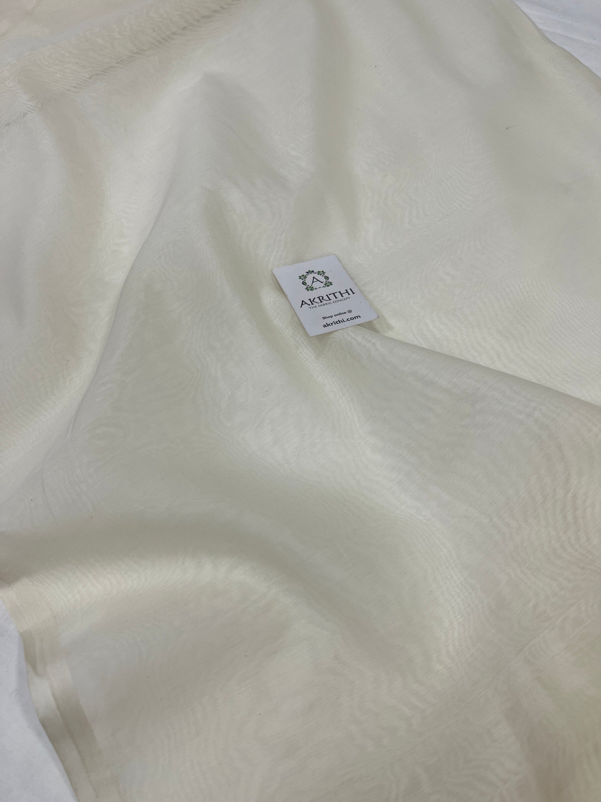 Pure mul chanderi fabric