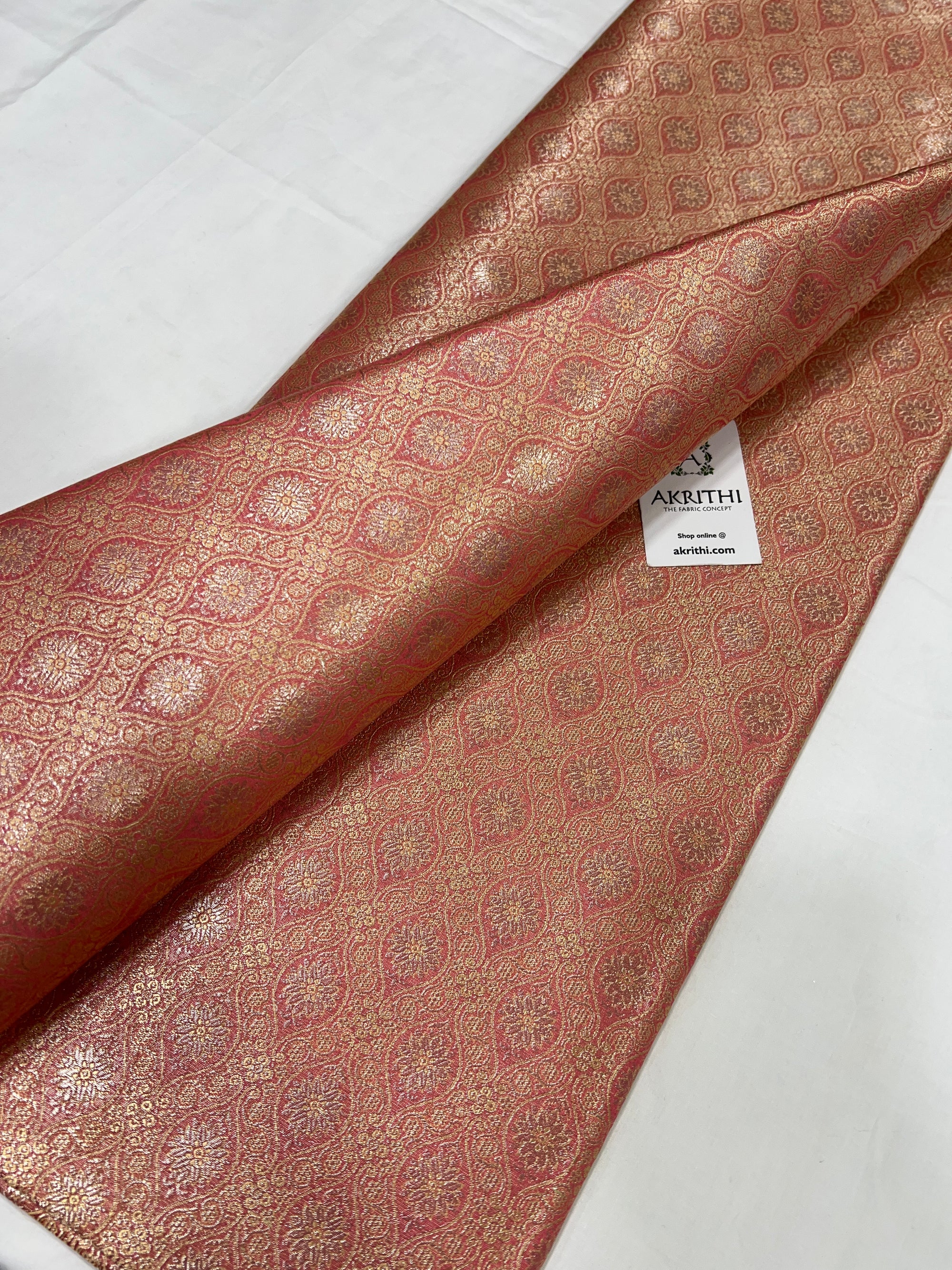 Pure Banarasi brocade fabric