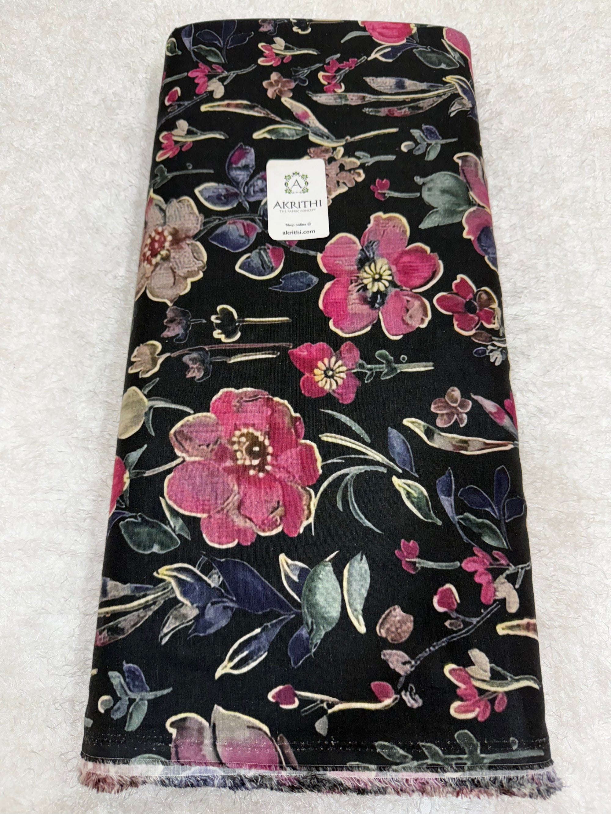 Digital Printed pure linen fabric