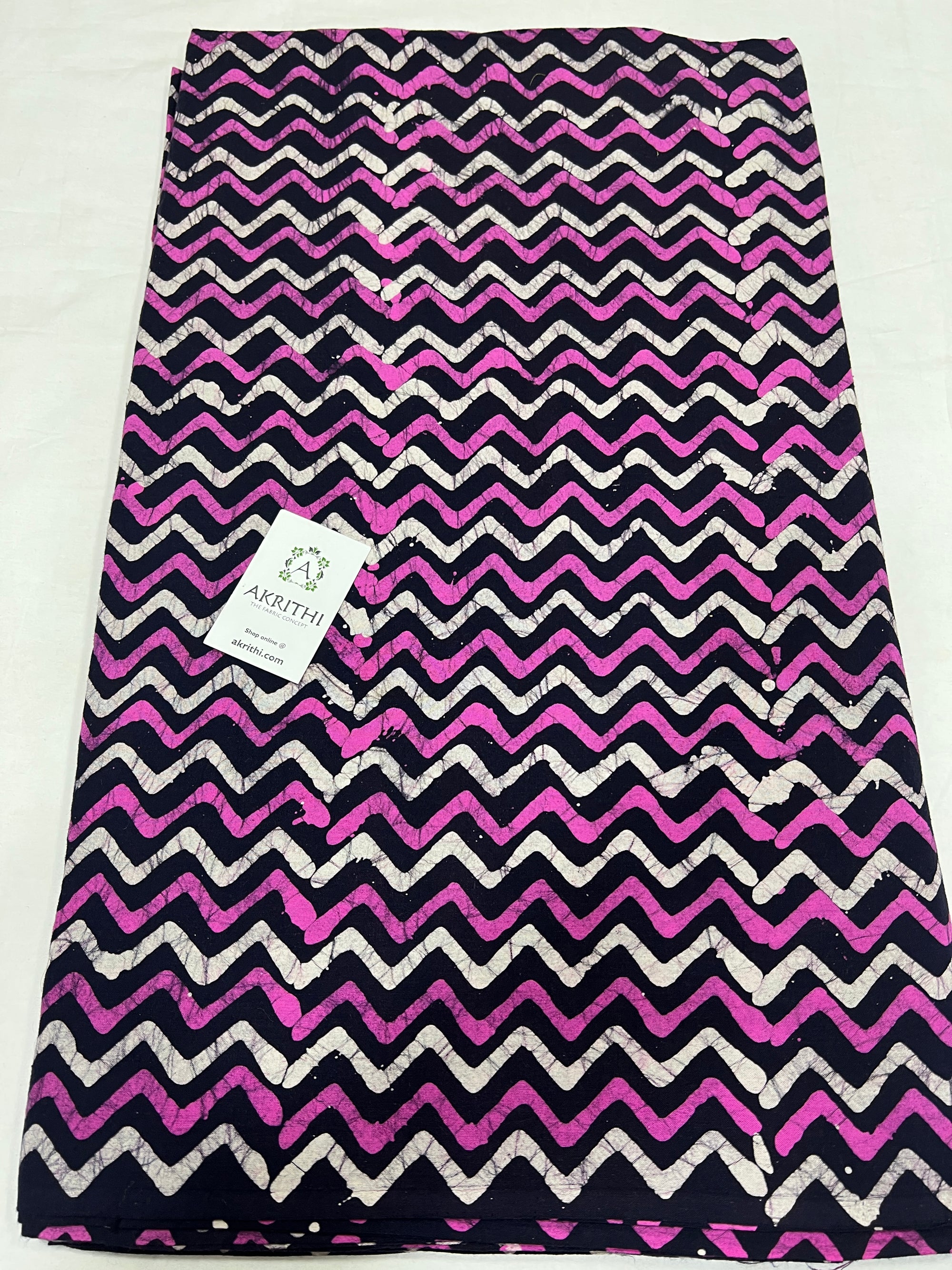 Batik printed pure cotton fabric