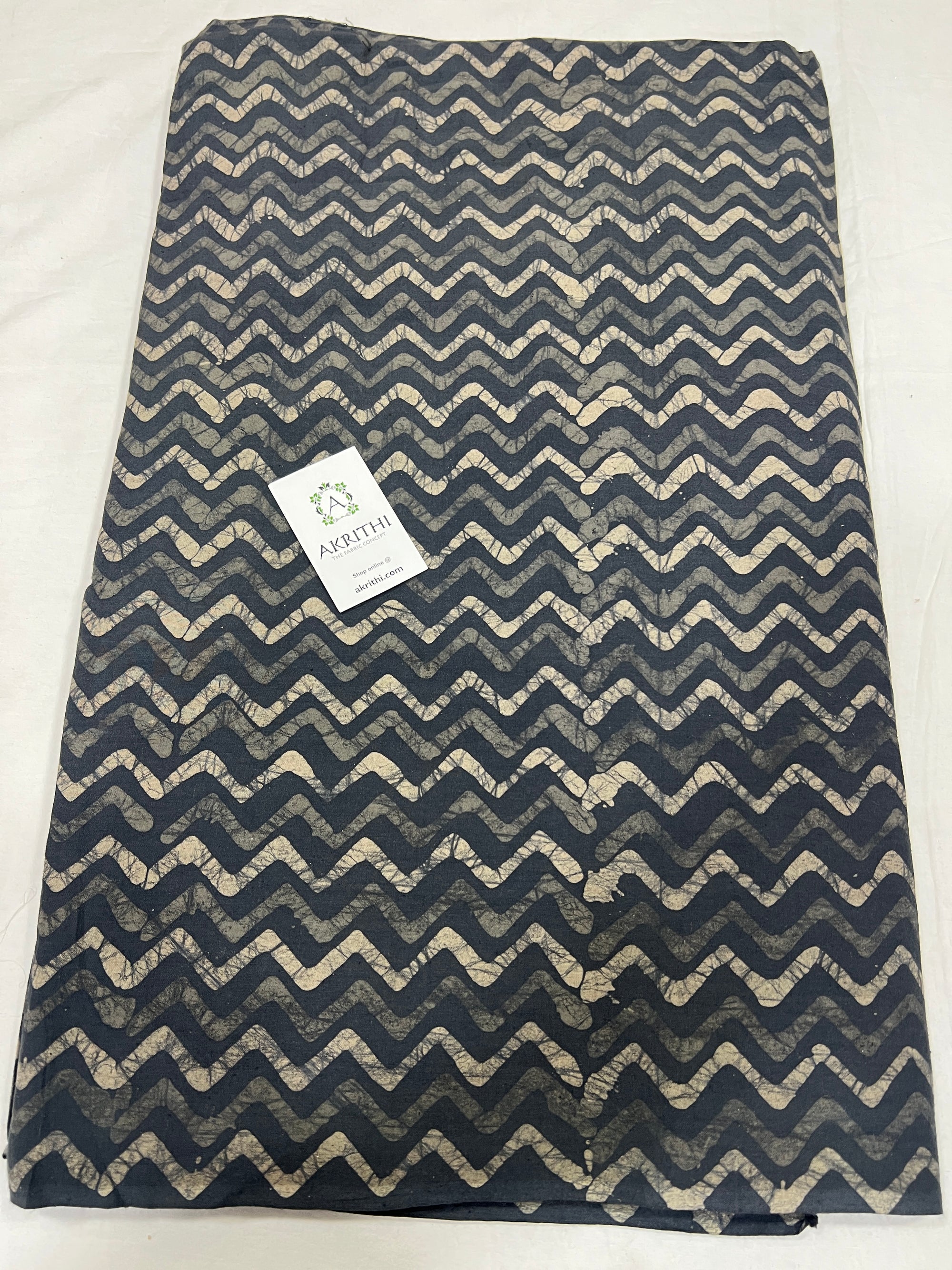Batik printed pure cotton fabric 70 cms cut piece