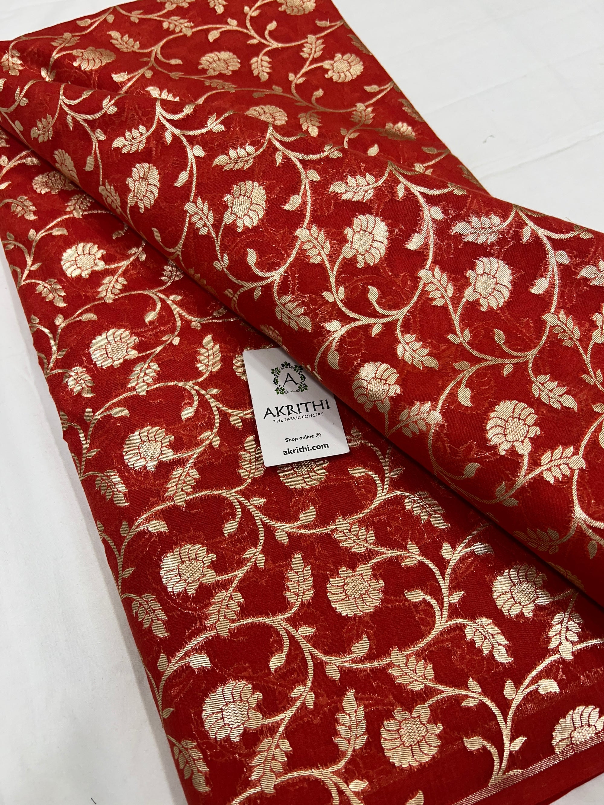 Banarasi chanderi fabric