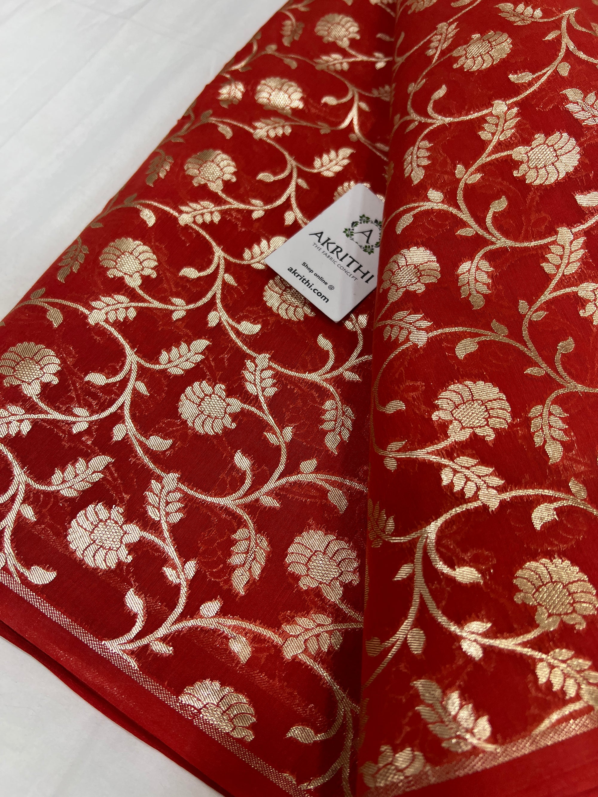 Banarasi chanderi fabric