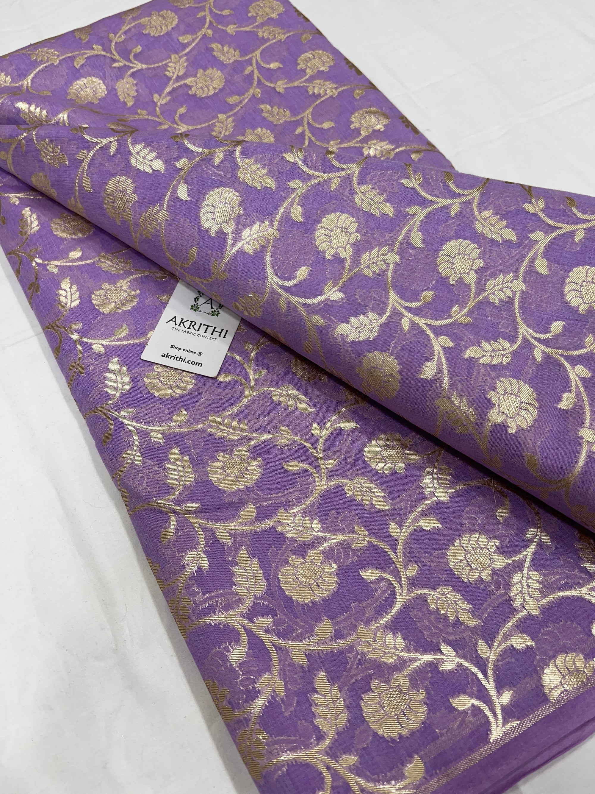 Banarasi chanderi fabric