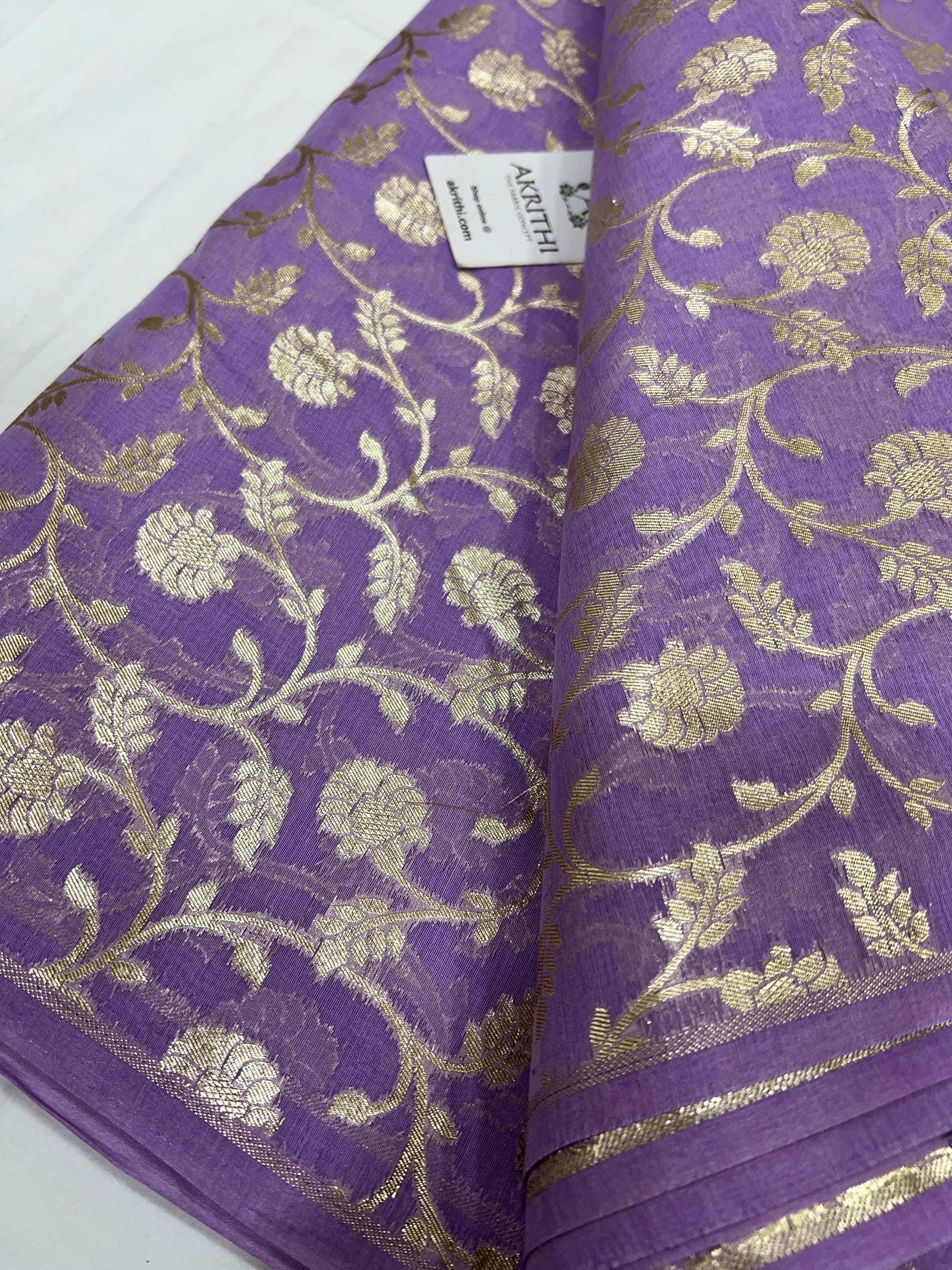 Banarasi chanderi fabric
