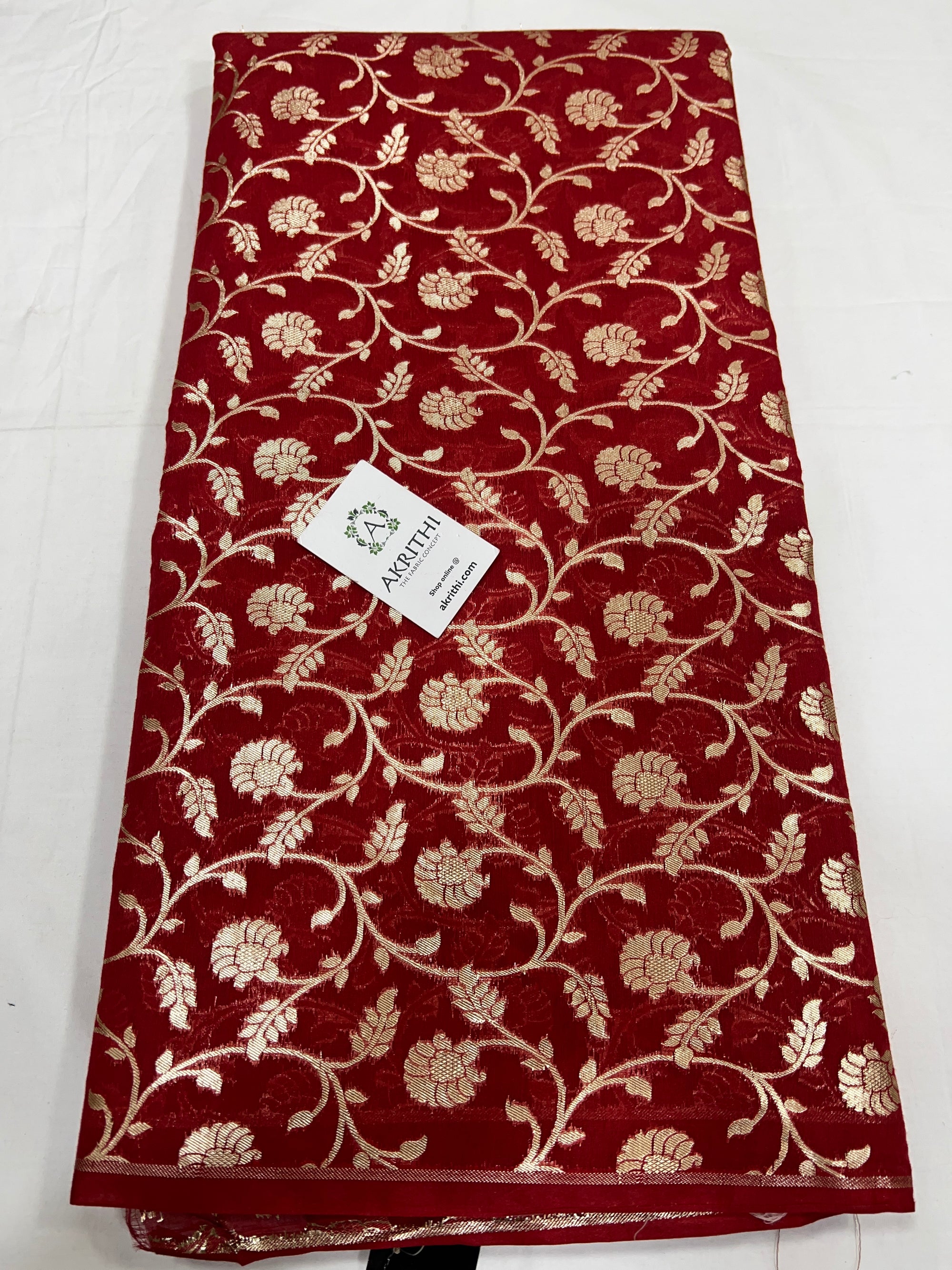 Banarasi chanderi fabric