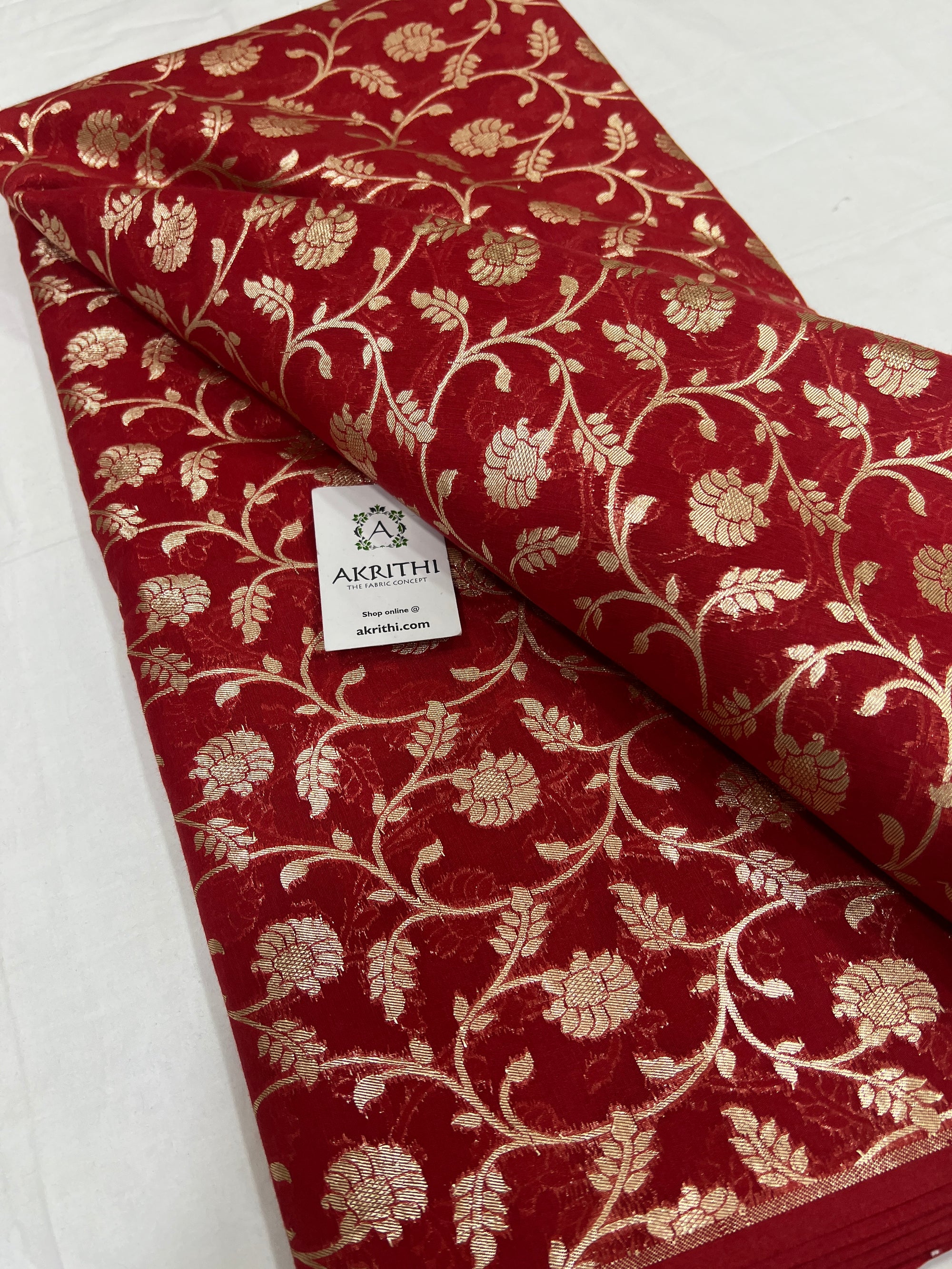 Banarasi chanderi fabric