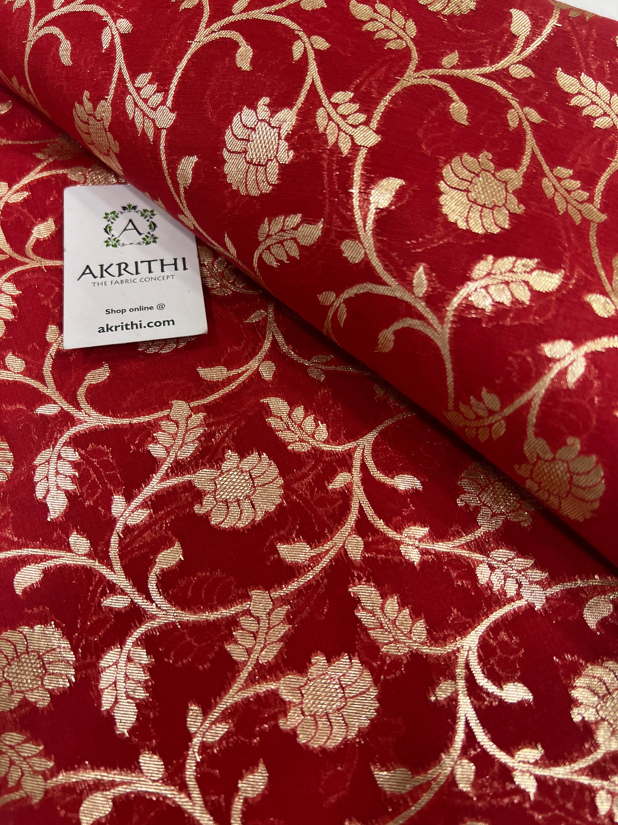 Banarasi chanderi fabric