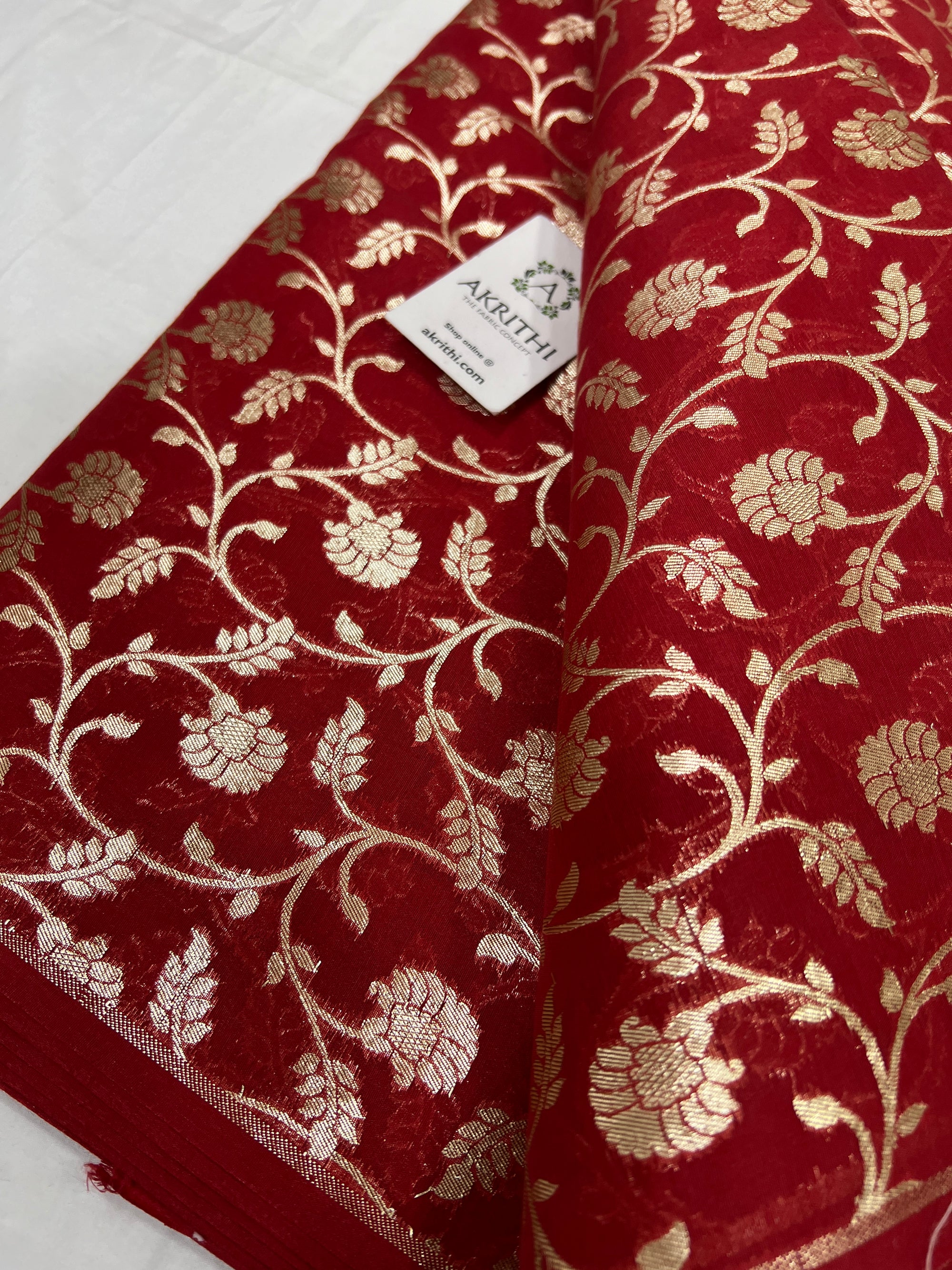 Banarasi chanderi fabric