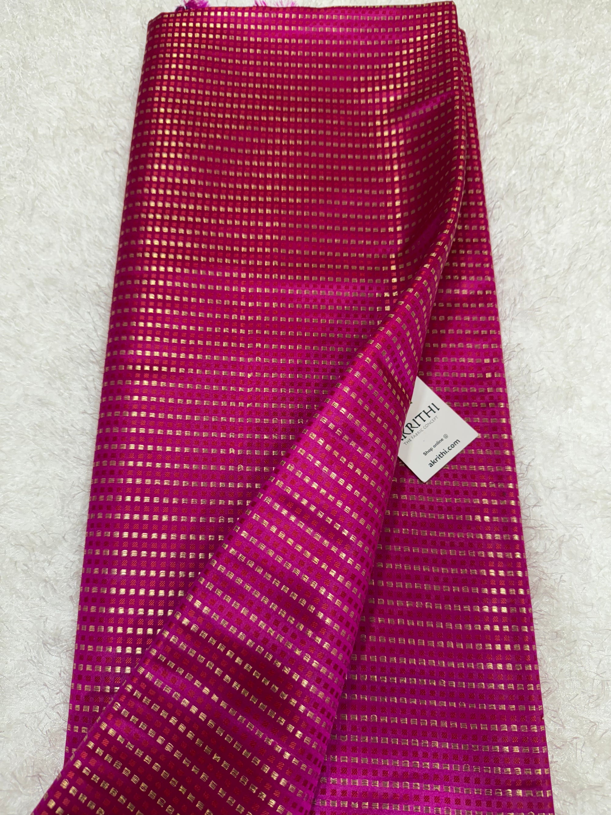 Pure Banarasi brocade fabric