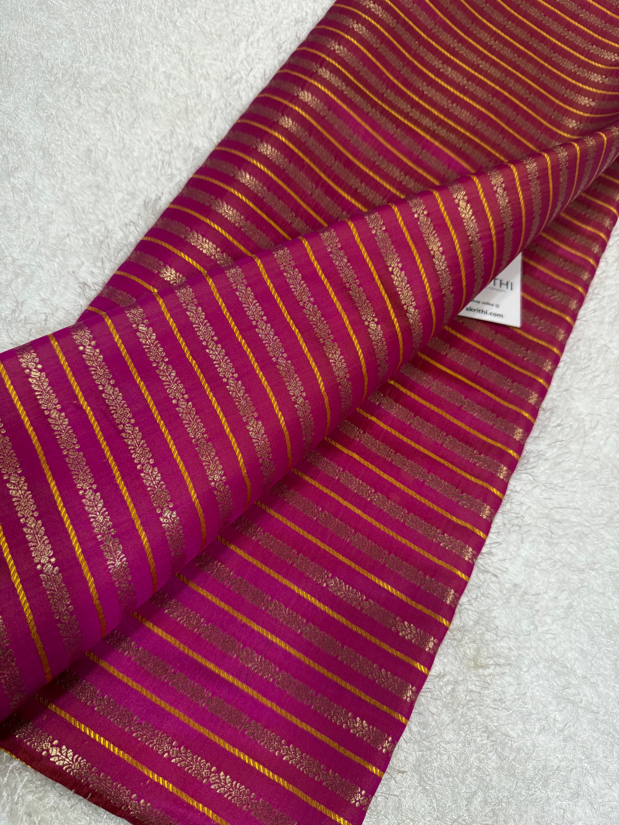Pure Banarasi brocade fabric