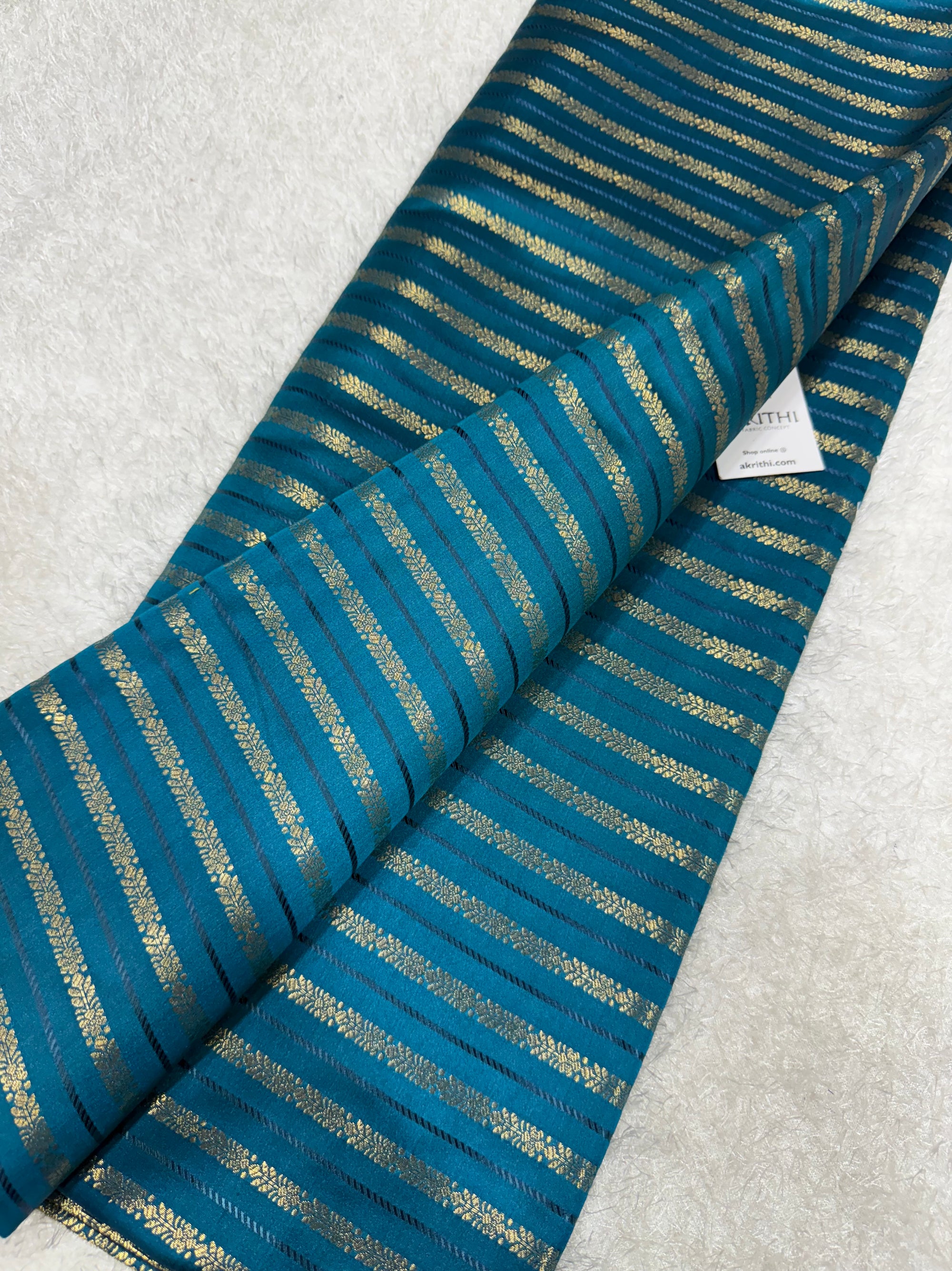 Pure Banarasi brocade fabric